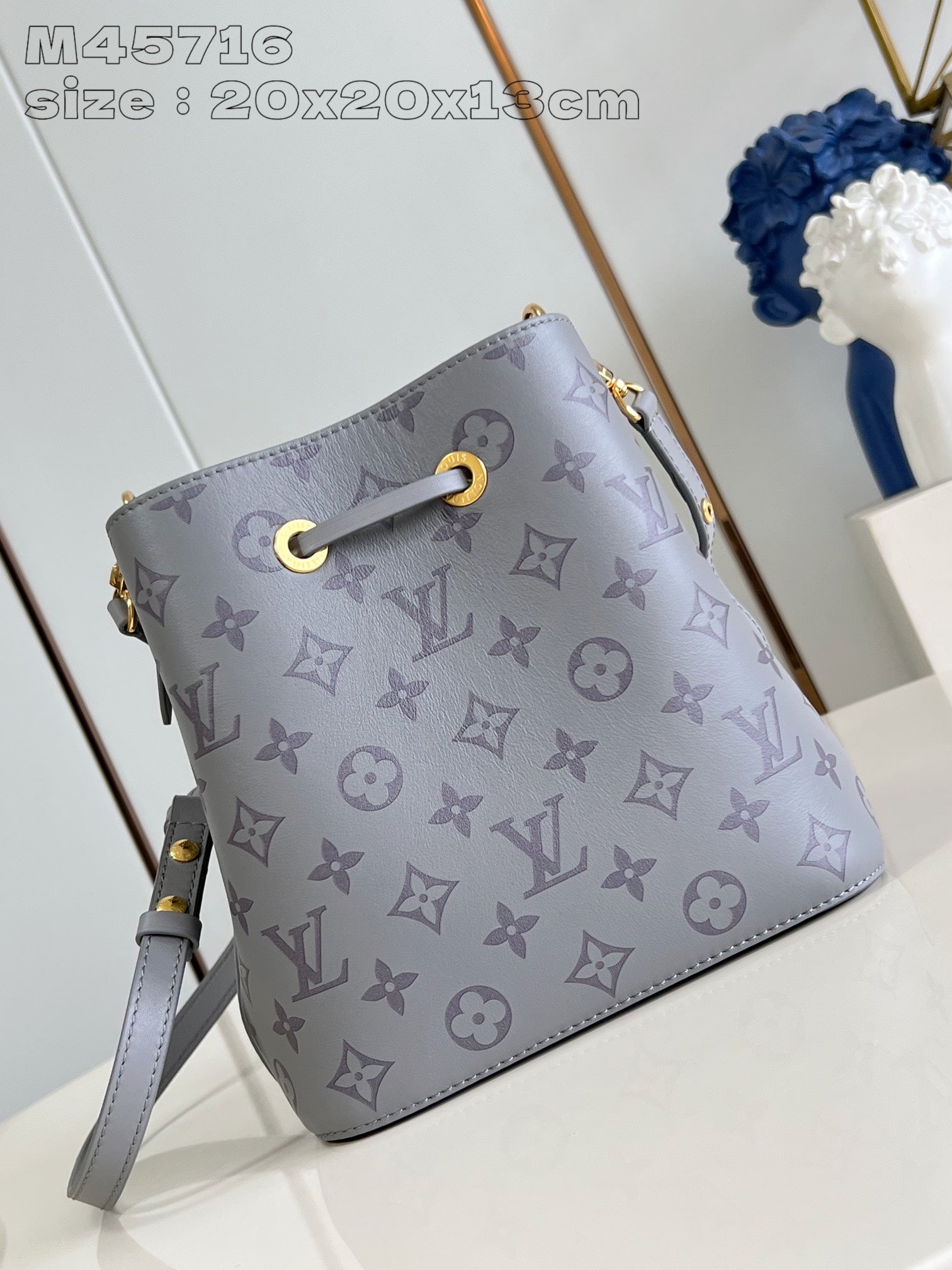 TOILE MONOGRAMME GRIS NEONOE BB 20 