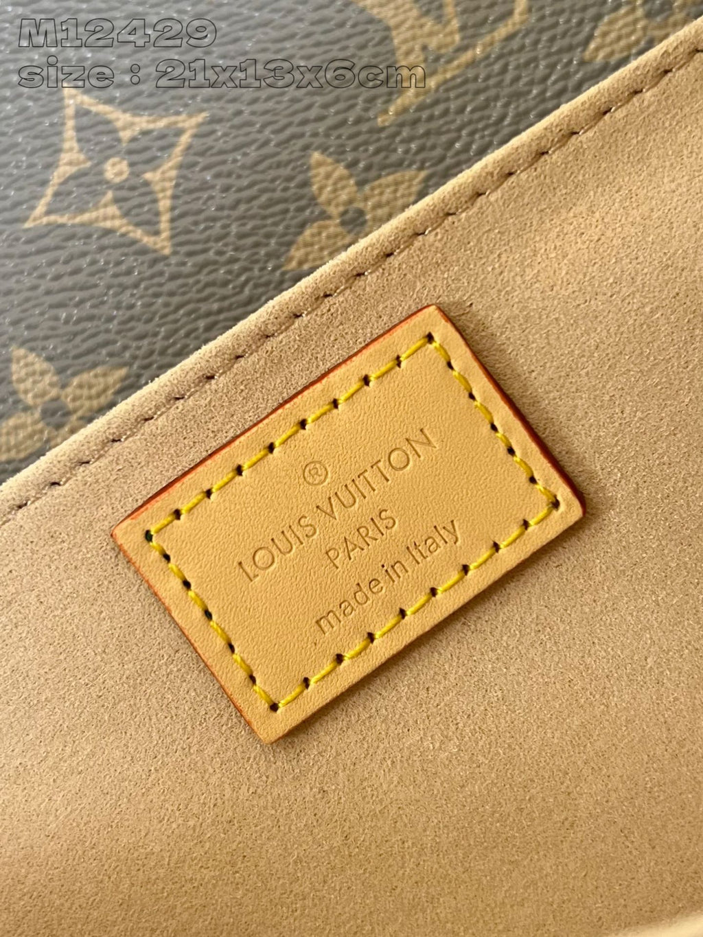 POCHETTE METIS EAST WEST 21,5 TOILE MONOGRAMME GRISE