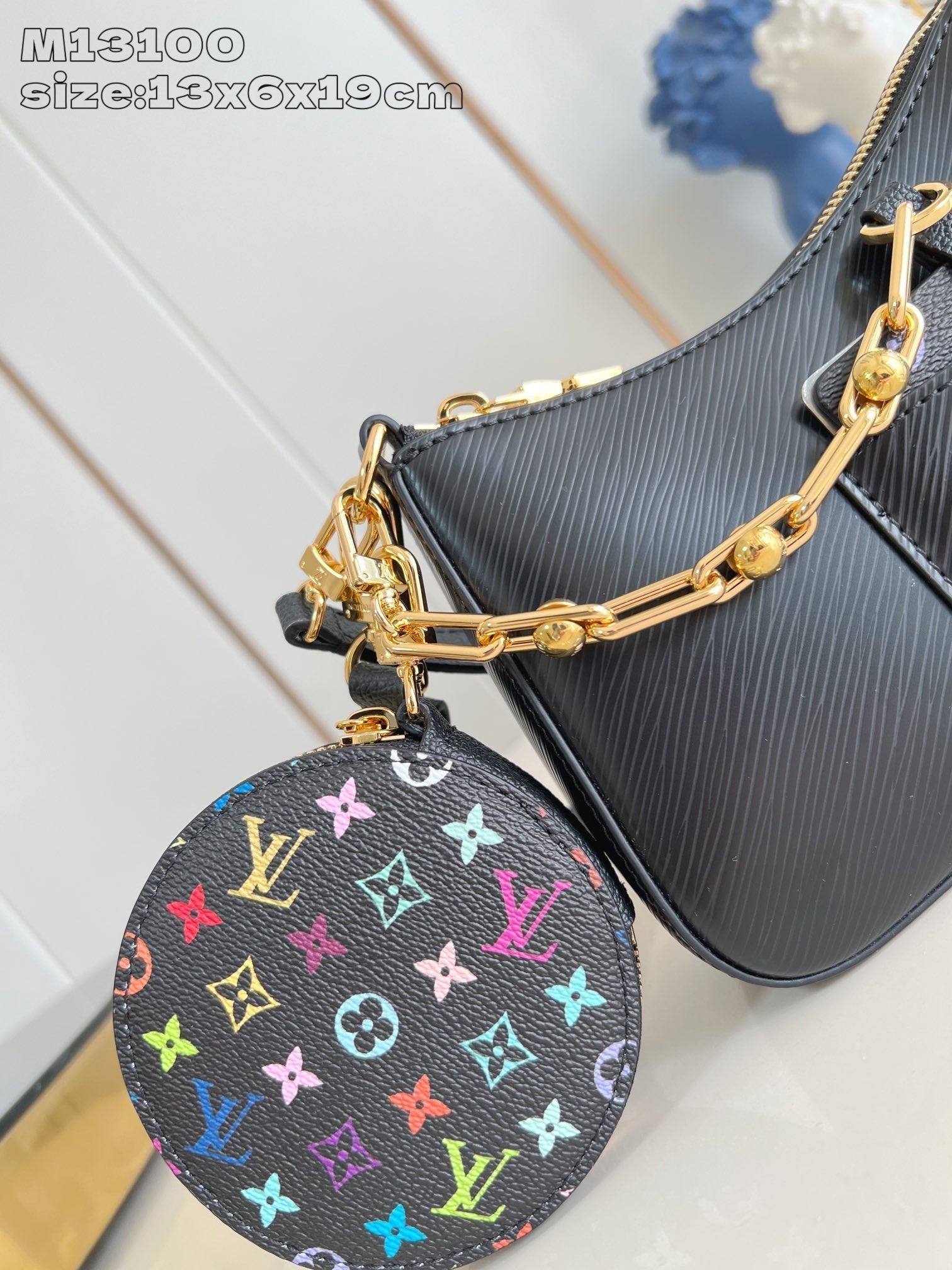 LV MARELLINI LV X TM CUIR DE VACHE EPI NOIR 203652