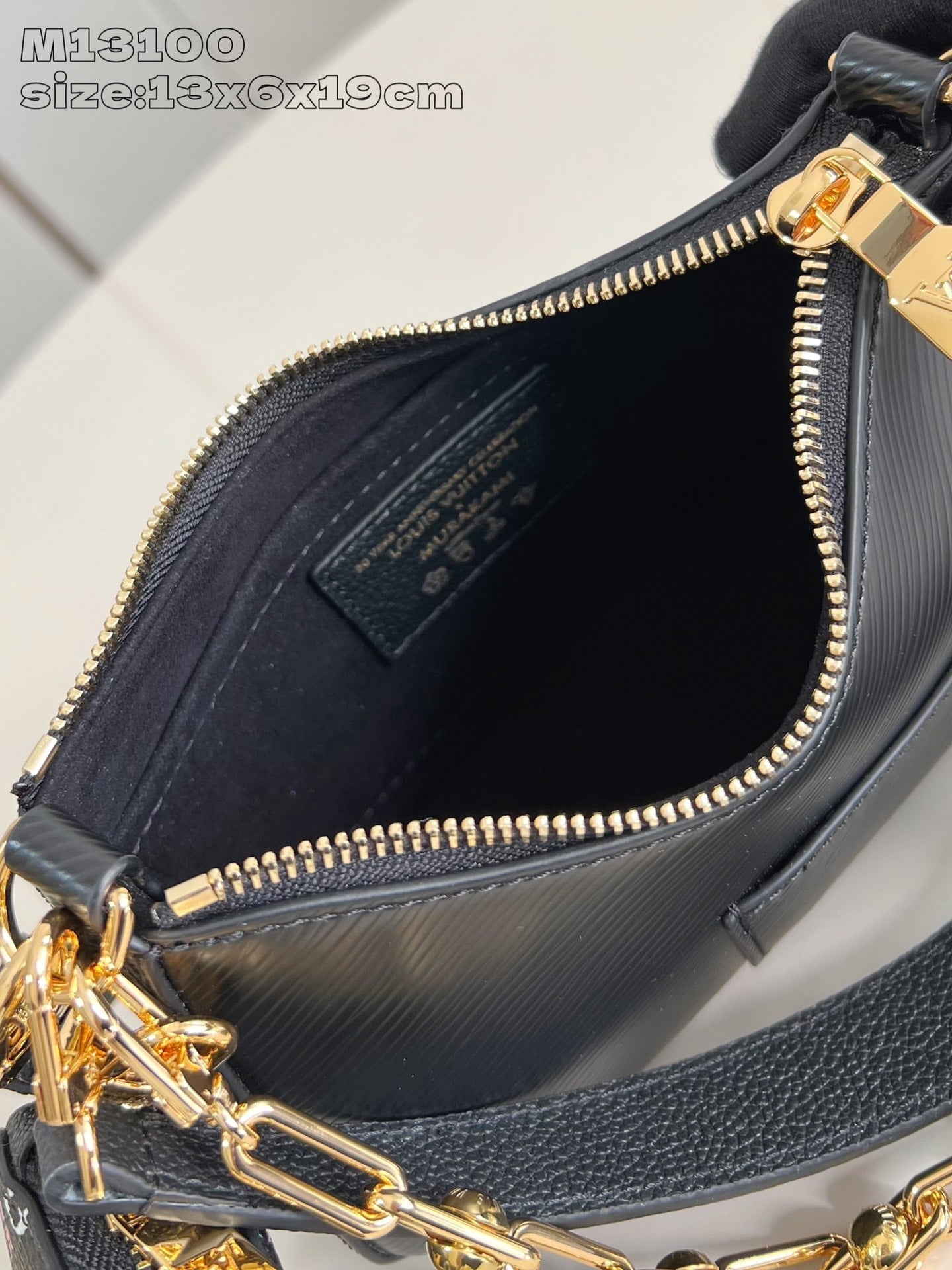 LV MARELLINI LV X TM CUIR DE VACHE EPI NOIR 203652