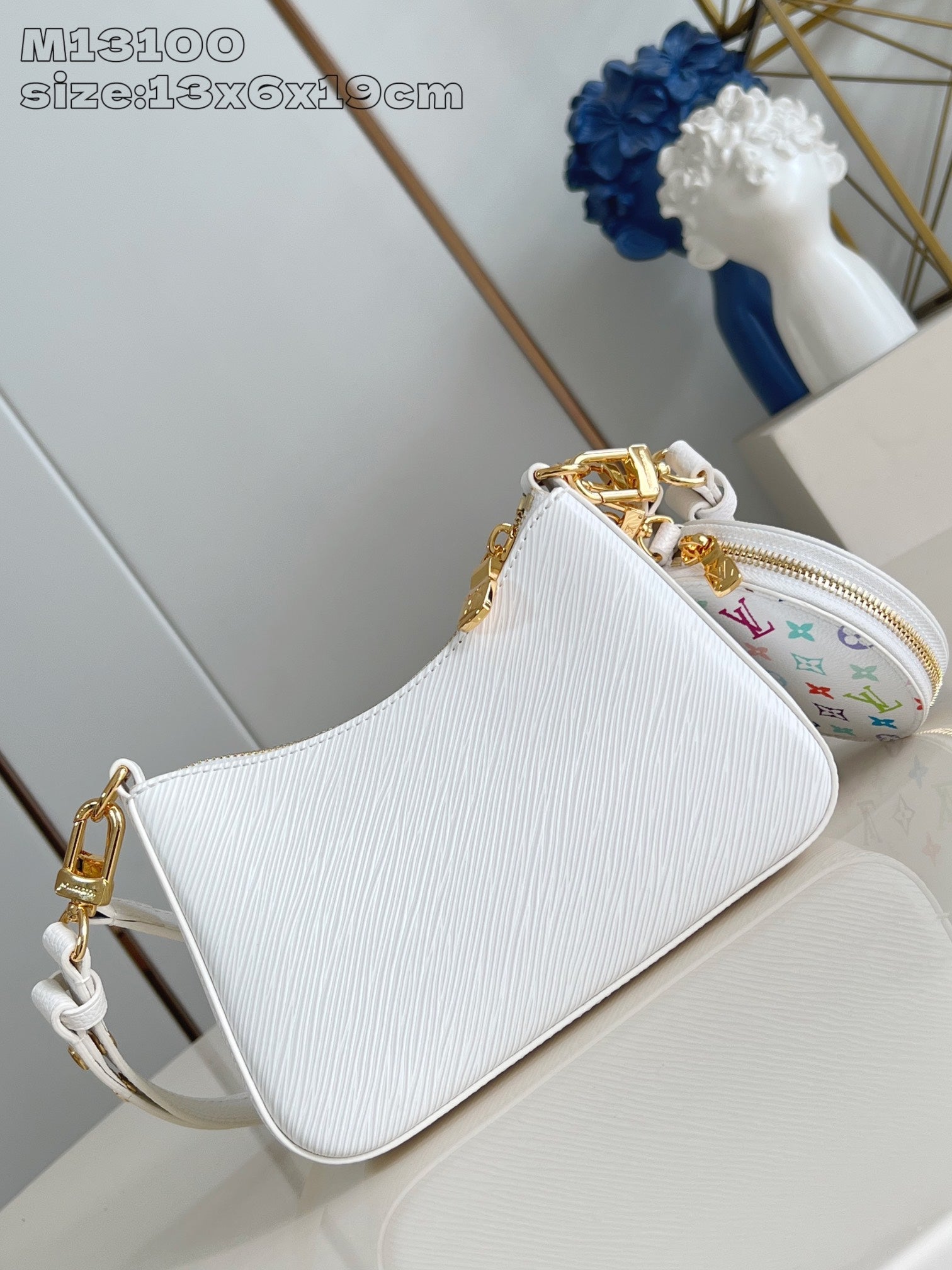 LV MARELLINI LV X TM CUIR DE VACHE EPI BLANC 203650
