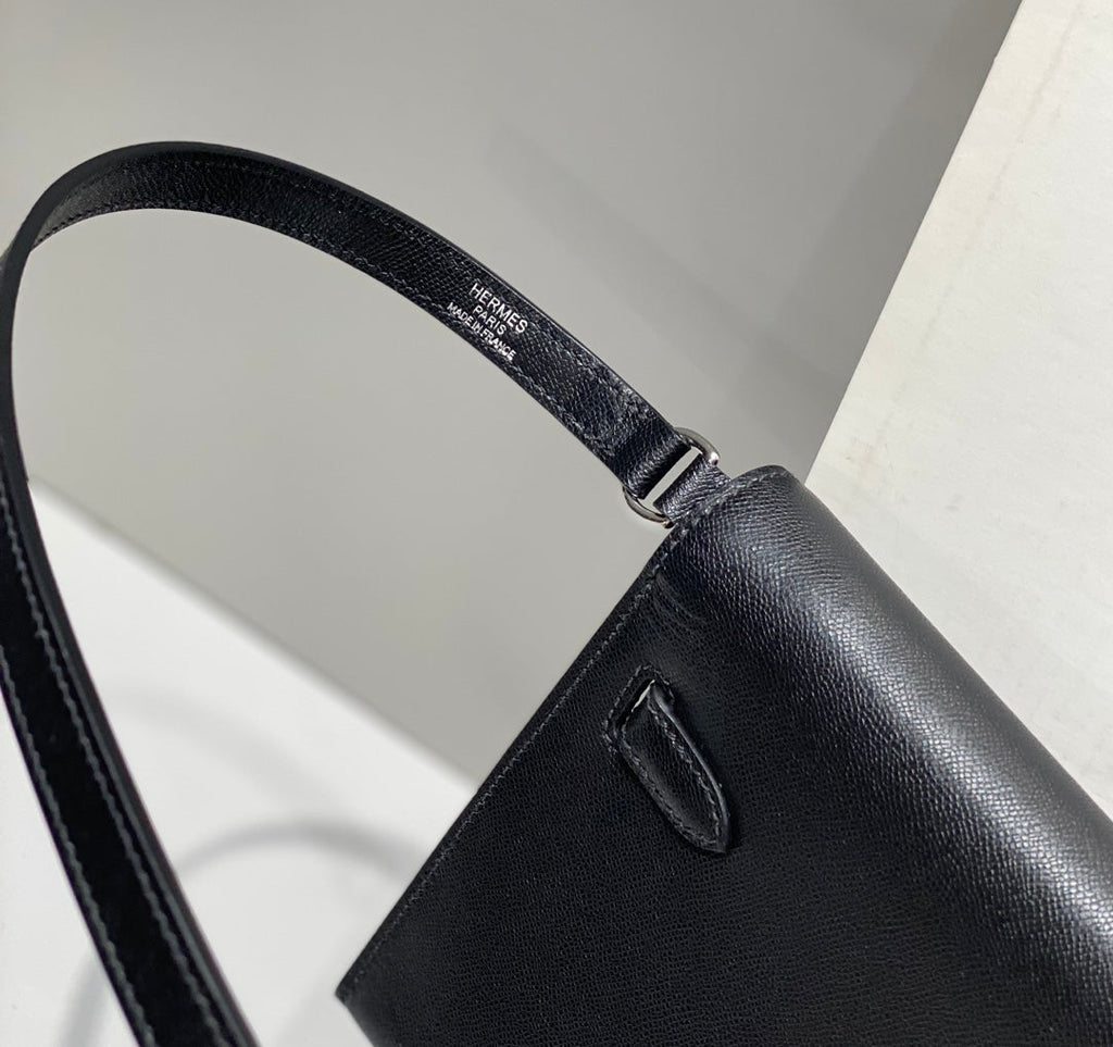 HM ケリー エラン 27cm ブラック レザー ショーツ