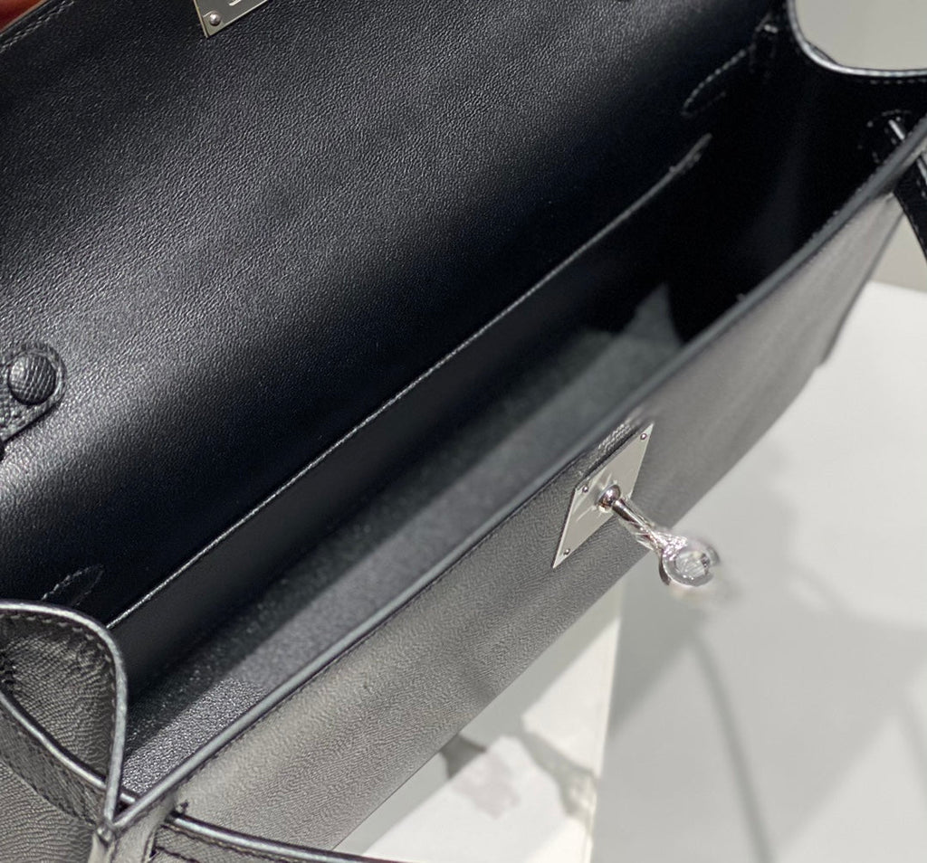 HM ケリー エラン 27cm ブラック レザー ショーツ