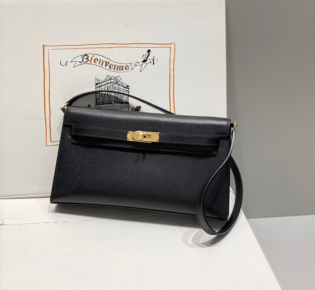 HM ケリー エラン 27cm ブラック レザー GHW