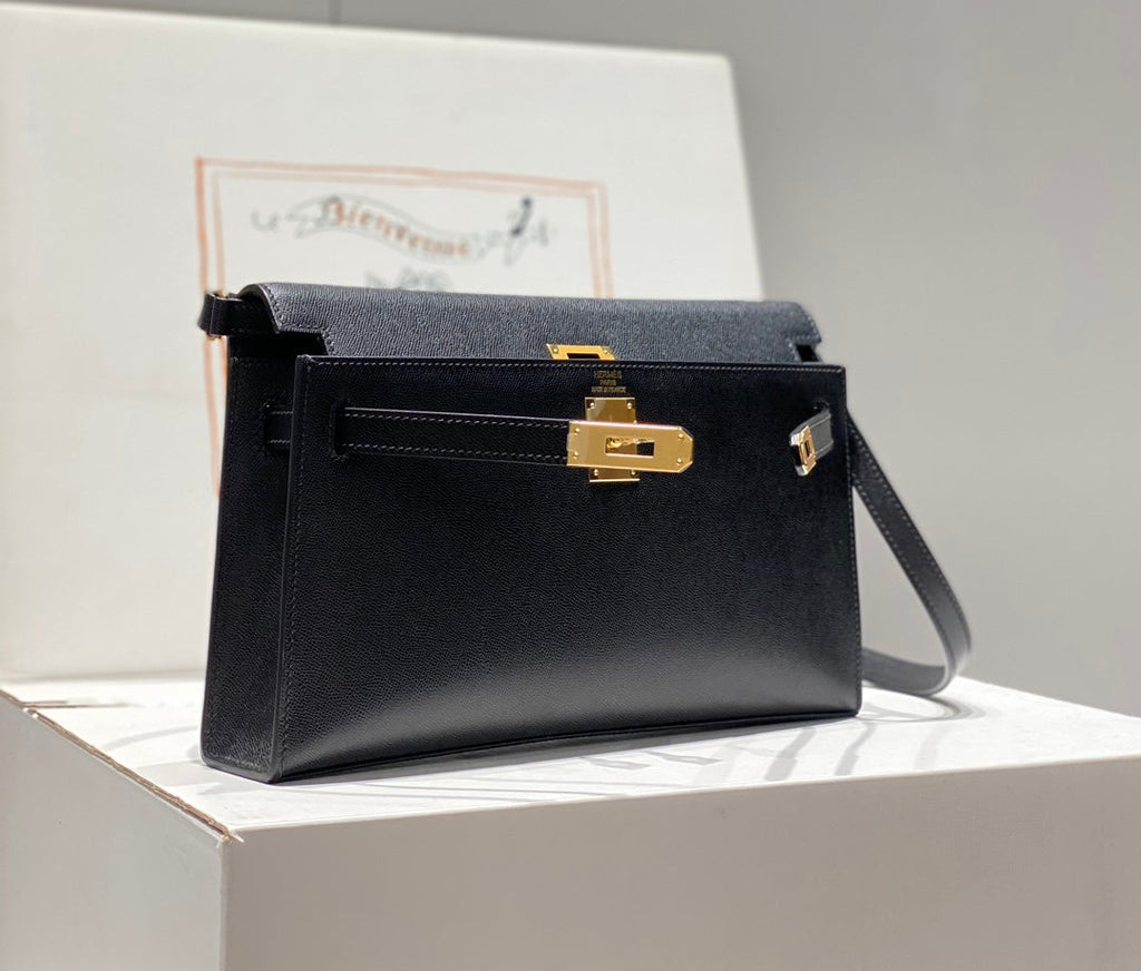 HM ケリー エラン 27cm ブラック レザー GHW