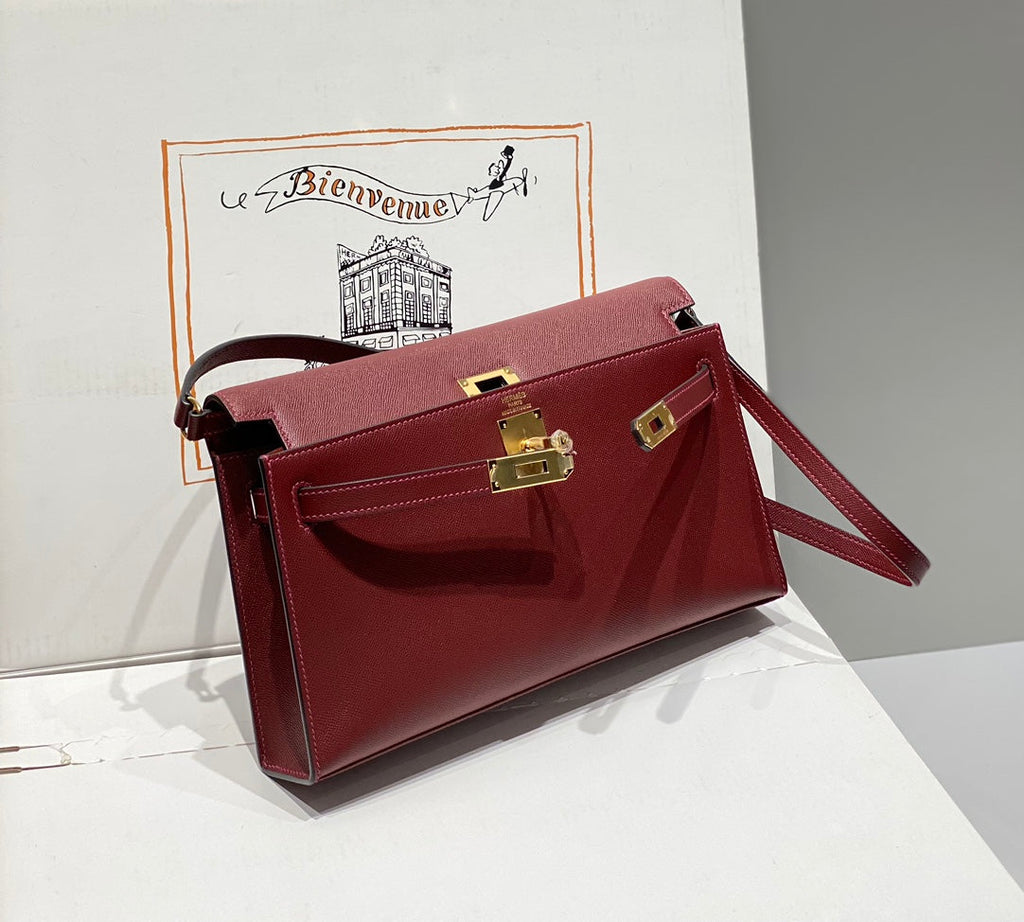 HM ケリー エラン 27cm レッド レザー GHW