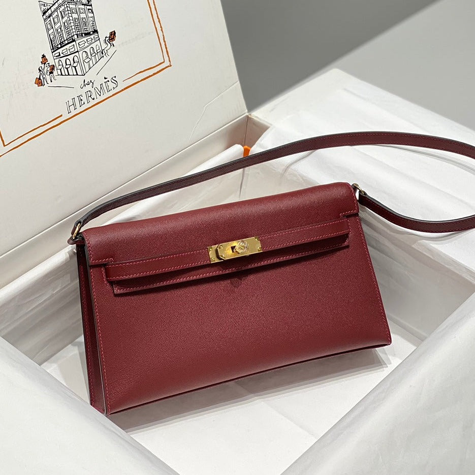 HM ケリー エラン 27cm レッド レザー GHW