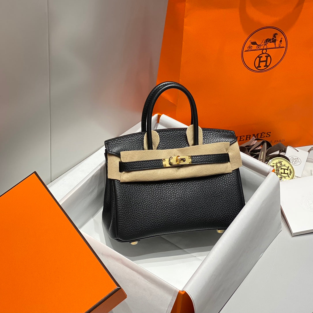 HM バーキン 20cm ブラック トゴレザー ゴールド金具