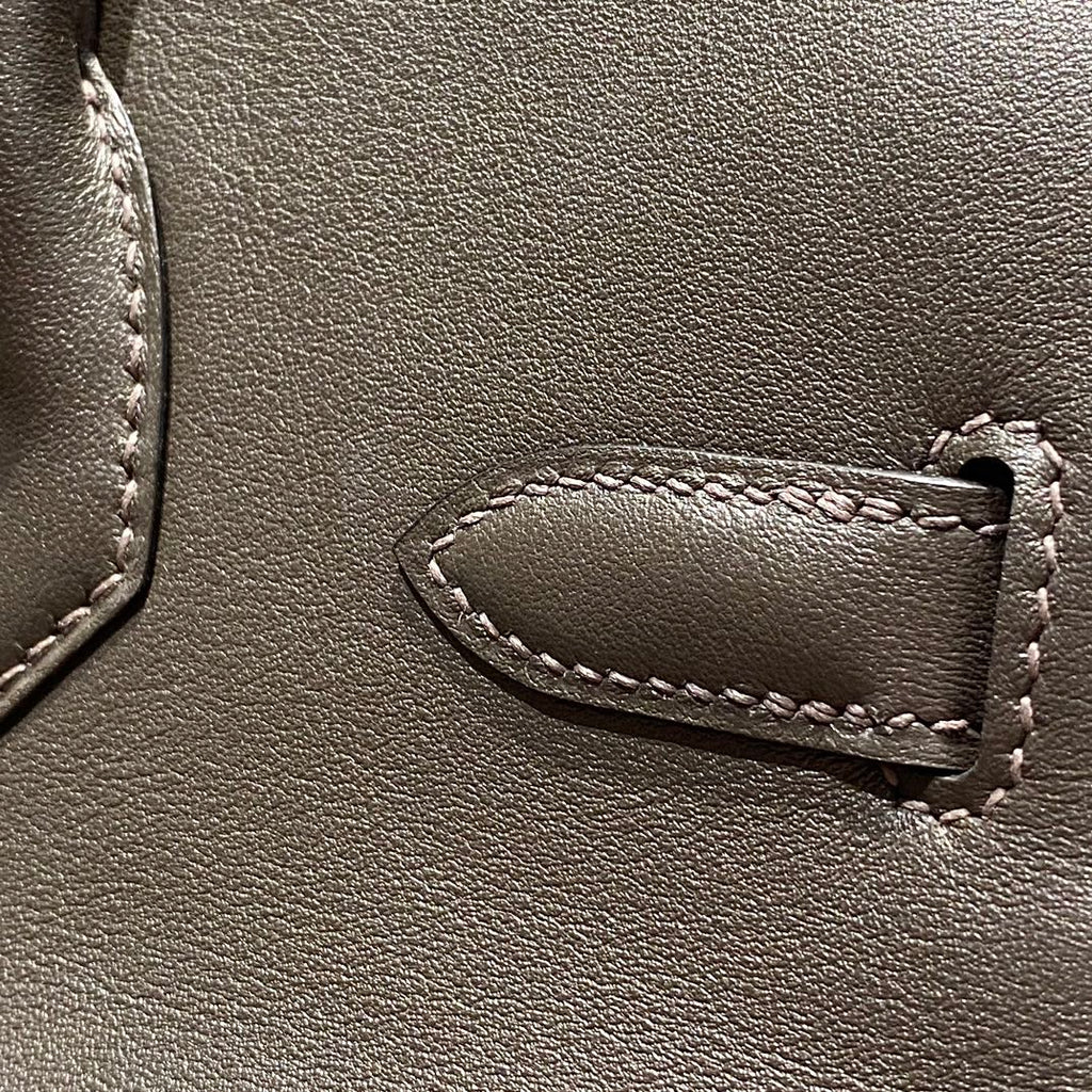 HM ショルダーバーキン 29cm エボニー スイフトレザー シルバー金具