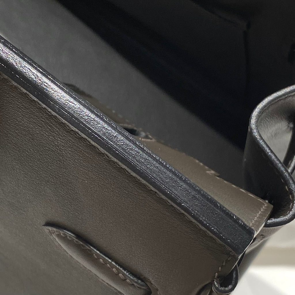 HM ショルダーバーキン 29cm エボニー スイフトレザー シルバー金具