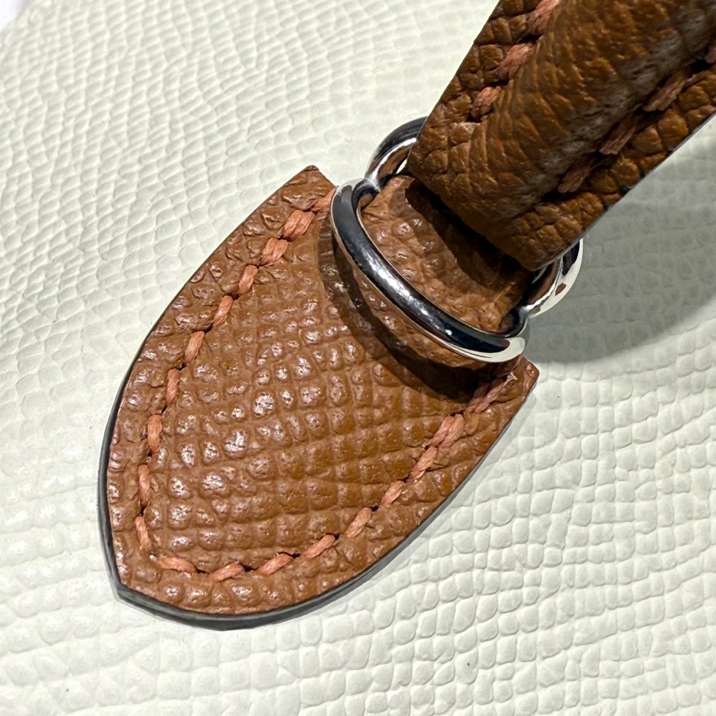 HM MINI KELLY 19 BEIGE MIX CHOCOLAT EPSOM 243112