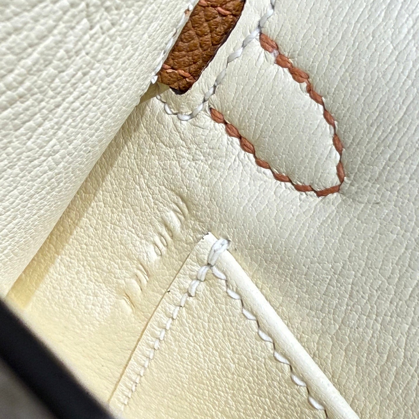 HM MINI KELLY 19 BEIGE MIX CHOCOLAT EPSOM 243112