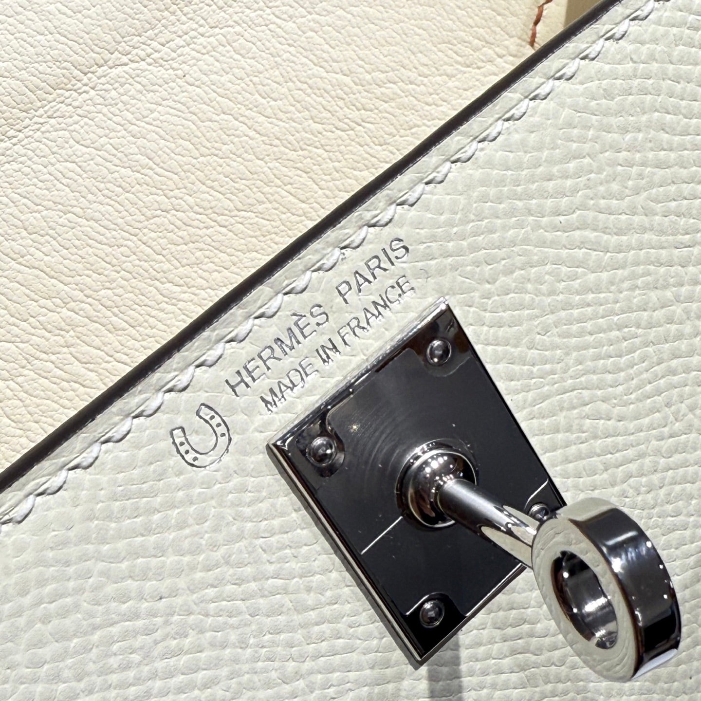 HM MINI KELLY 19 BEIGE MIX CHOCOLAT EPSOM 243112
