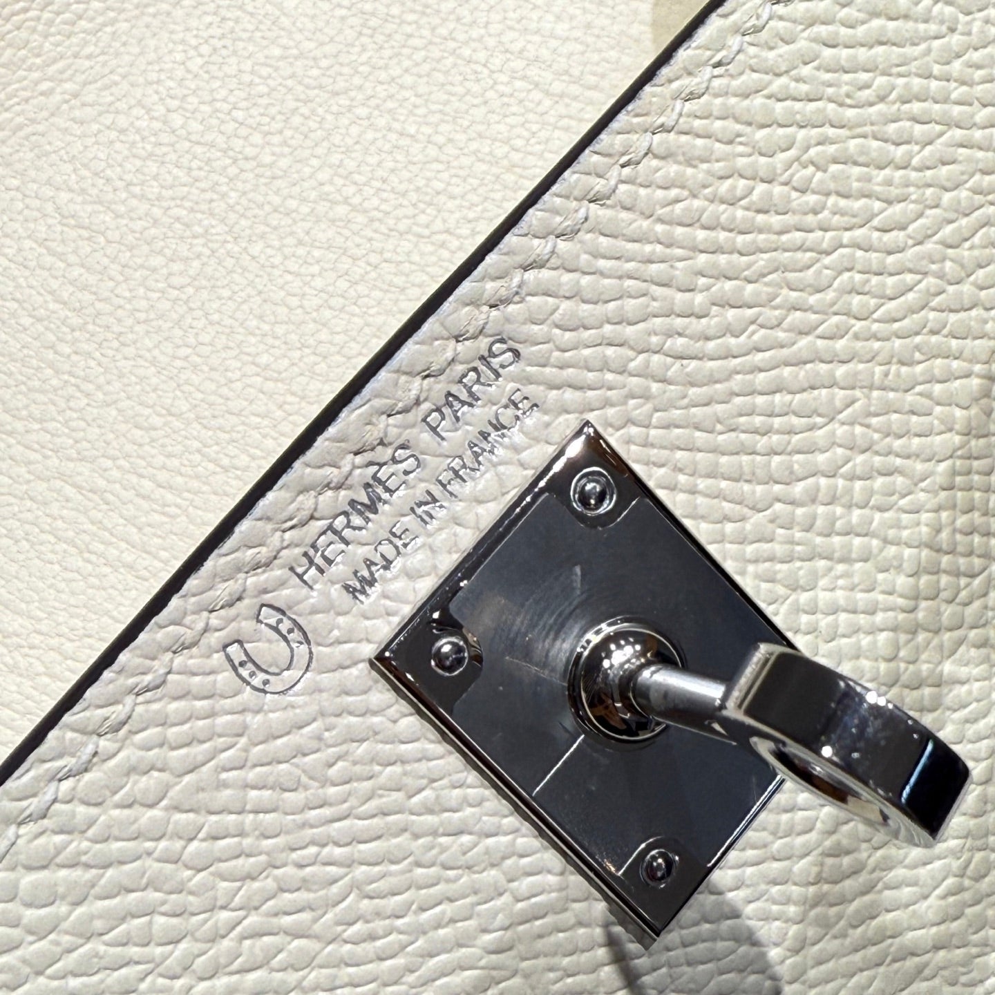 HM MINI KELLY 19 BEIGE MIX GRIS EPSOM 243125