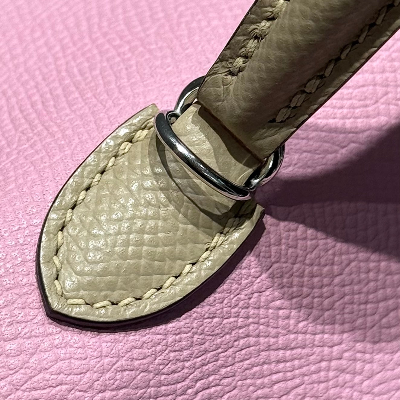 HM MINI KELLY 19 ROSE PASTEL EPSOM 243120