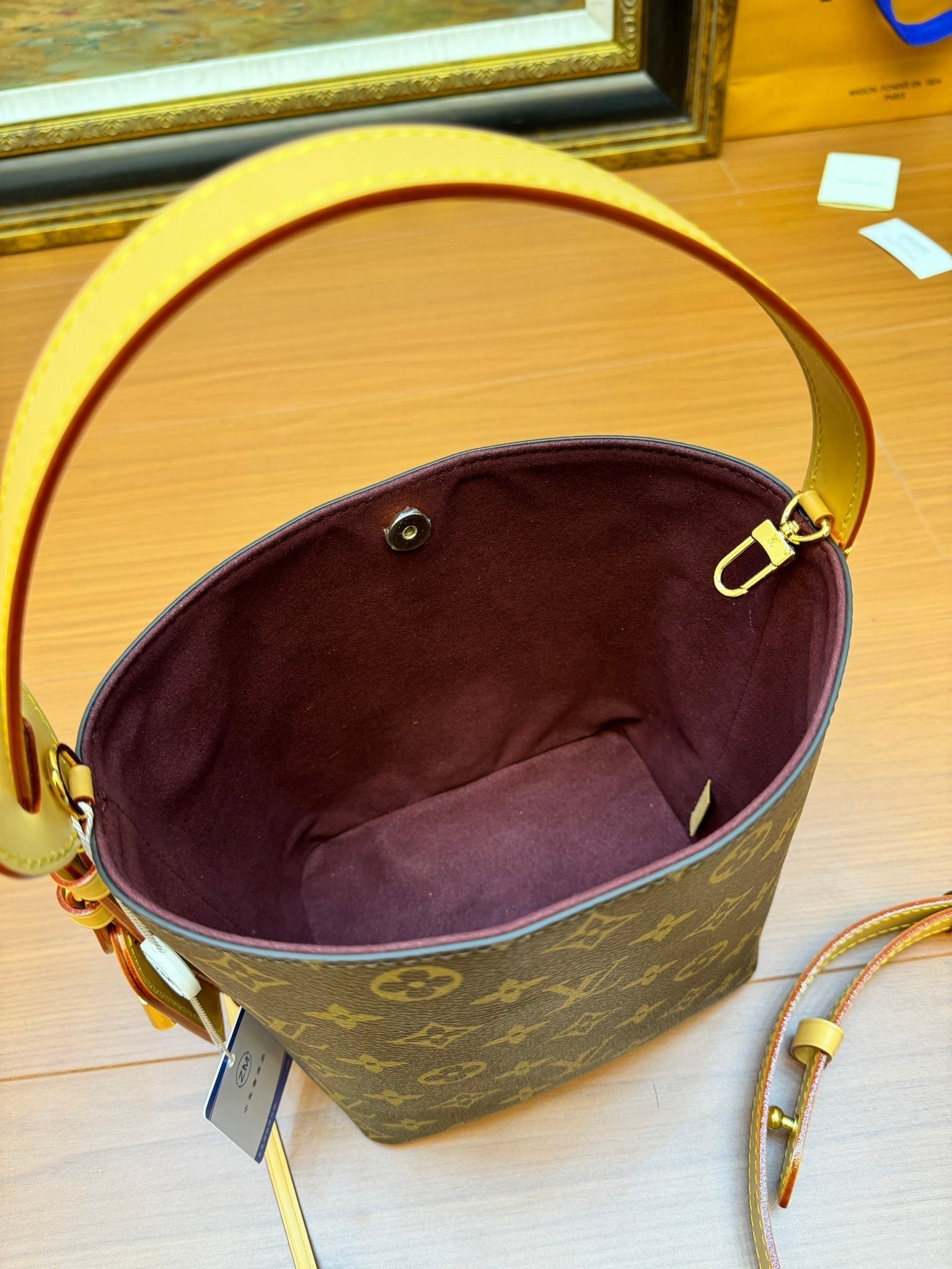 LV ALL IN BB 16CM TOILE MONOGRAMME MARRON 206007