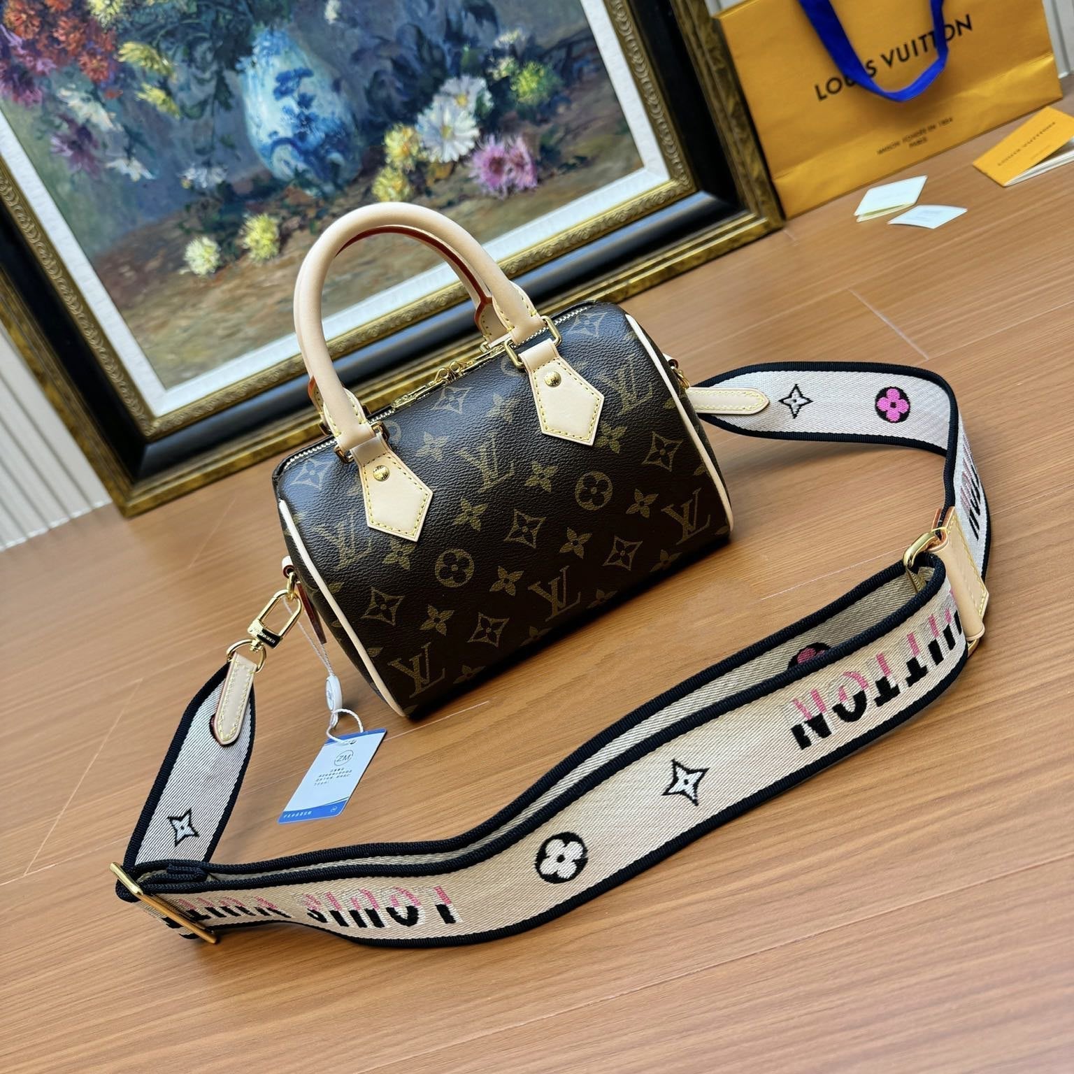 LV NANO SPEEDY 20CM TOILE MONOGRAMME MARRON 206009