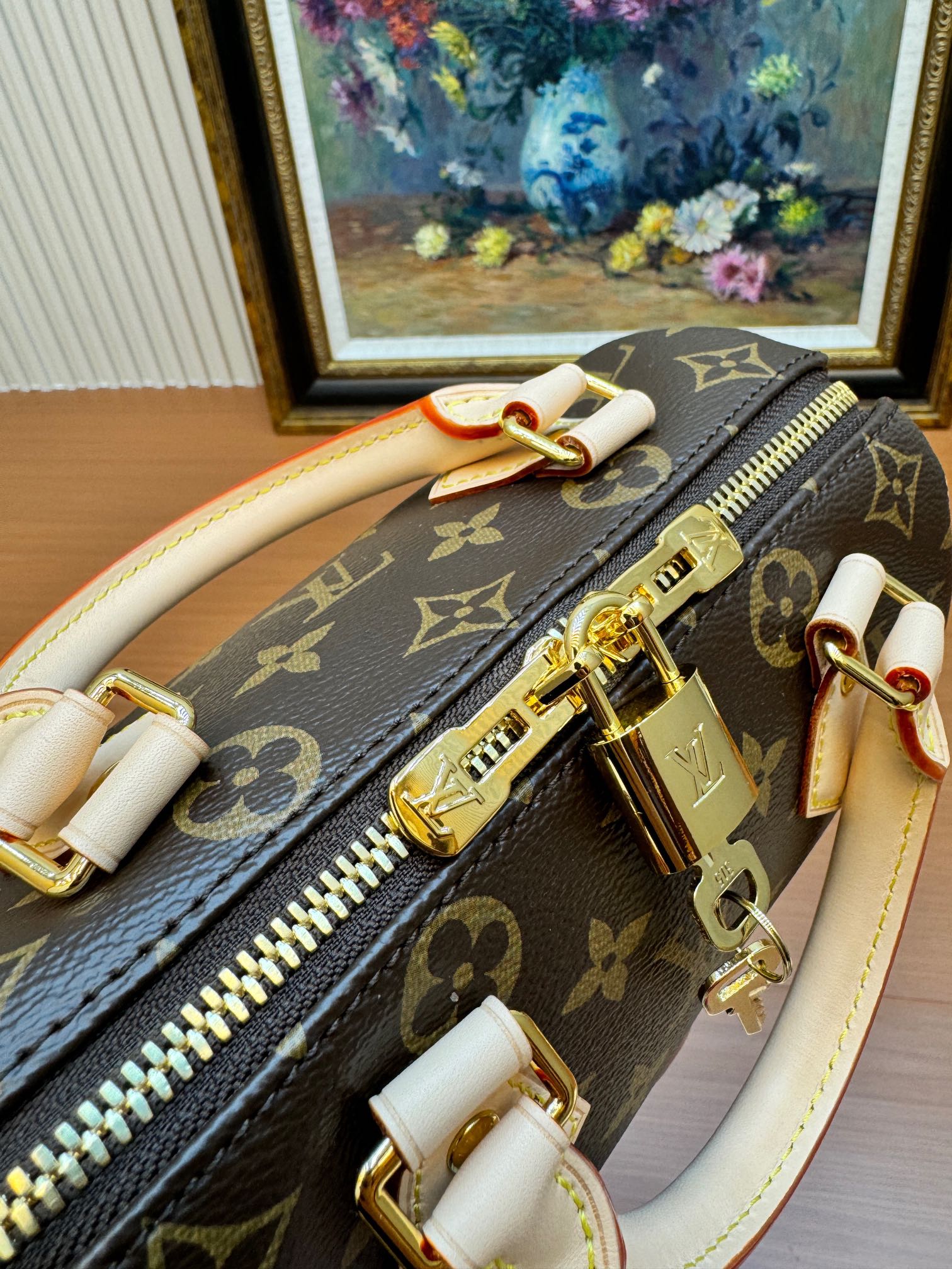 LV NANO SPEEDY 20CM TOILE MONOGRAMME MARRON 206009