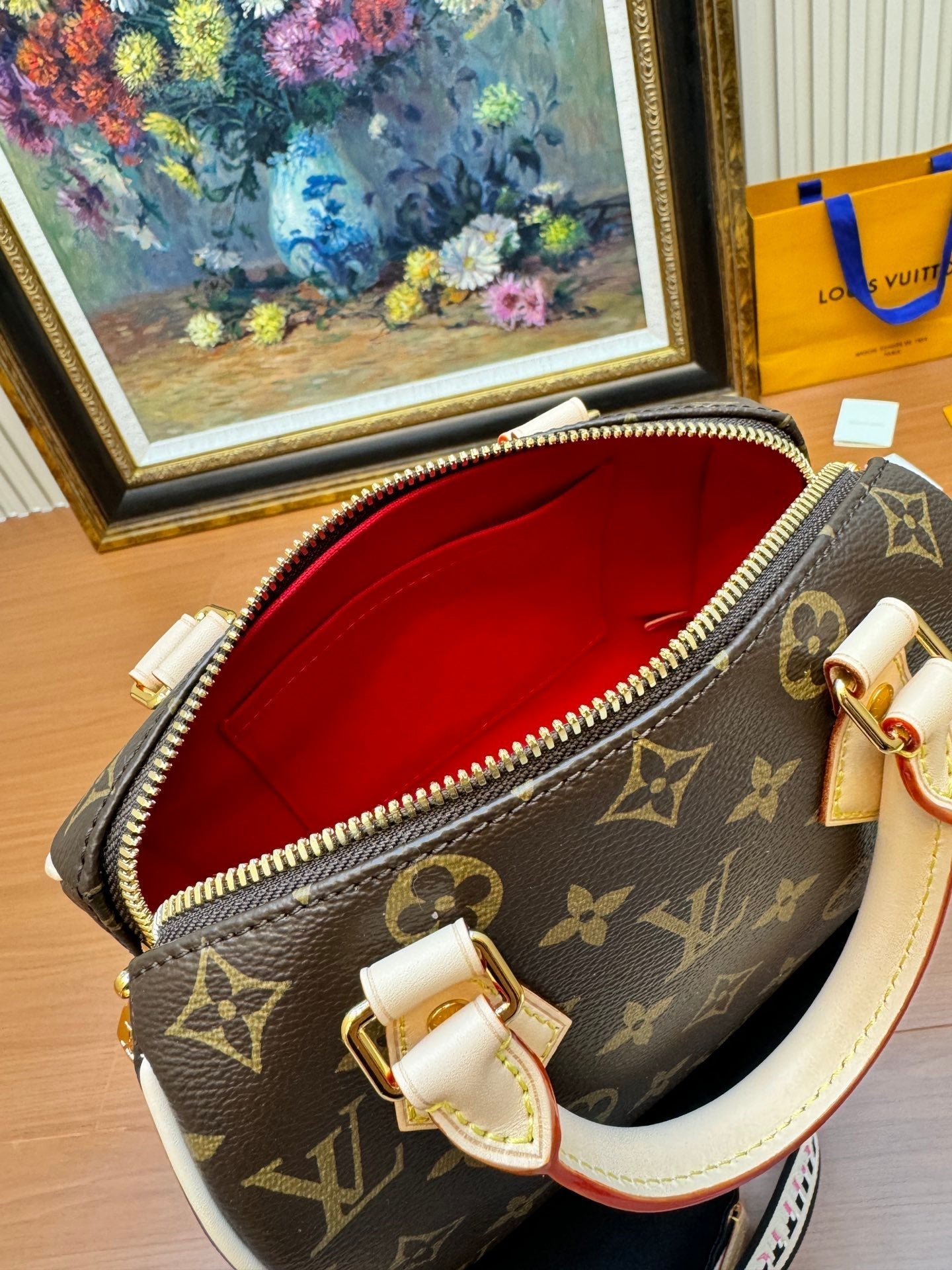 LV NANO SPEEDY 20CM TOILE MONOGRAMME MARRON 206009