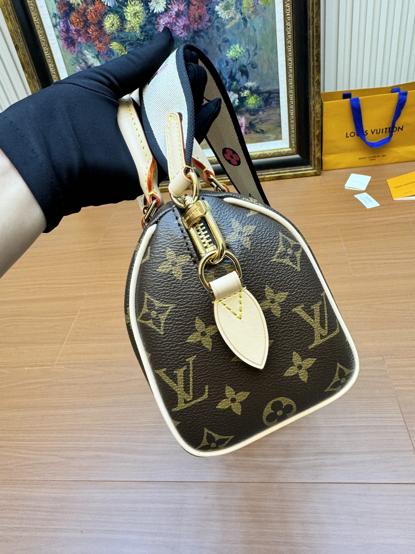 LV NANO SPEEDY 20CM TOILE MONOGRAMME MARRON 206009