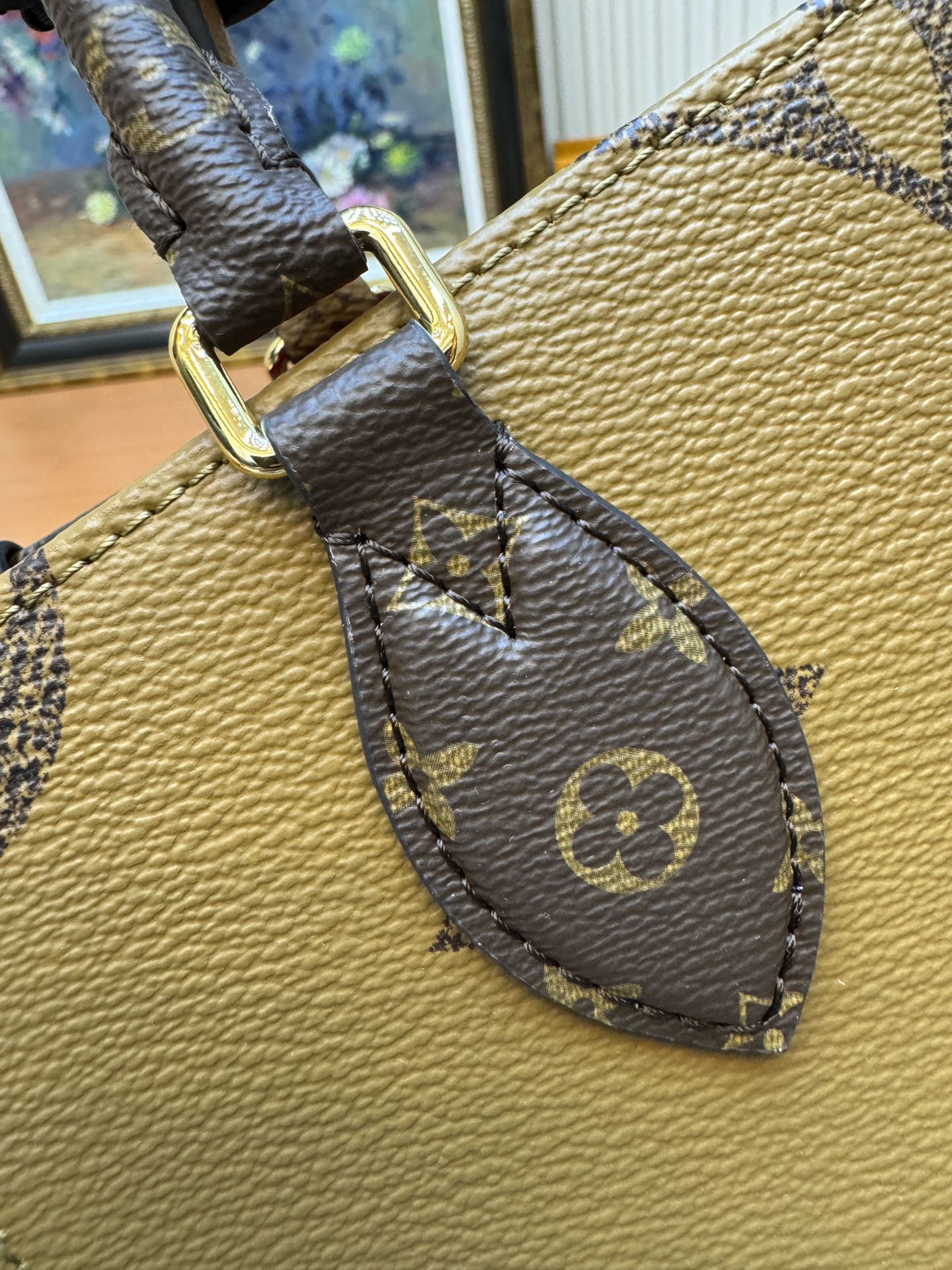 LV ONTHEGO PM 25CM TOILE MONOGRAMME MARRON 206023