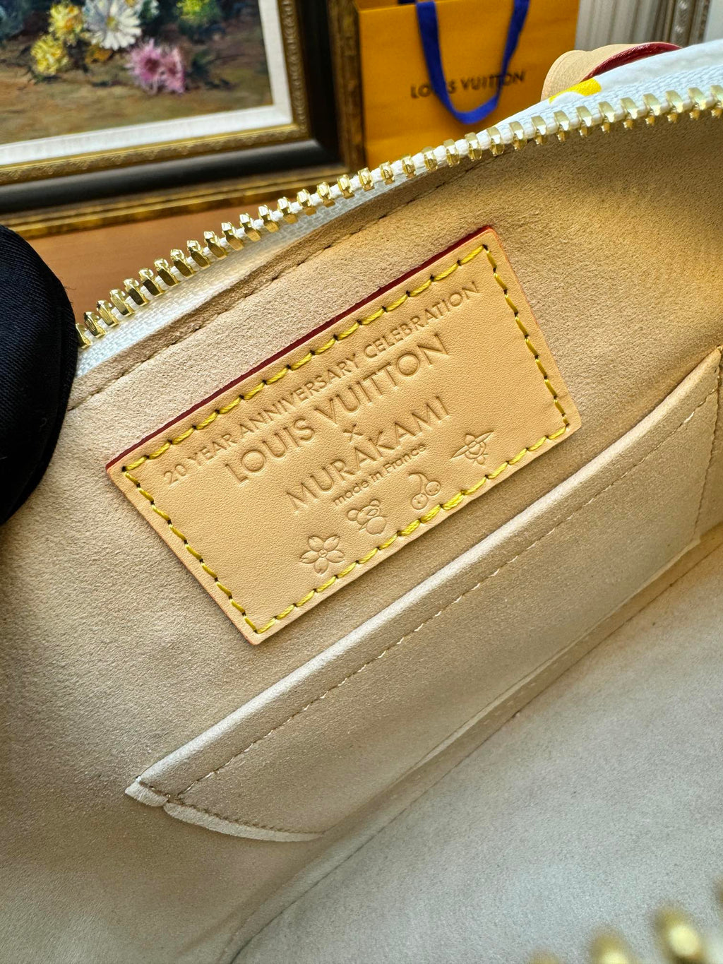 LV ALMA BB 23CM TOILE MONOGRAMME MULTICOLORE BLANCHE 206011