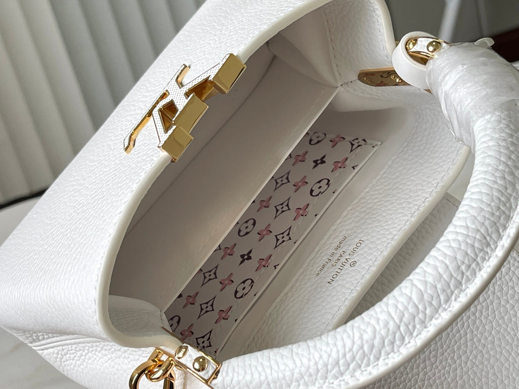 CAPUCINES MINI 21 EN QUINCAILLERIE OR TAURILLON BLANC