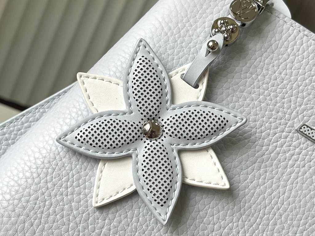 CAPUCINES BB 27 EN GRIS CHROME QUINCAILLERIE ARGENT TAURILLON