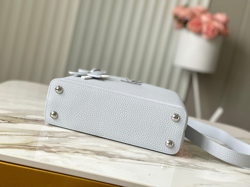 CAPUCINES BB 27 EN GRIS CHROME QUINCAILLERIE ARGENT TAURILLON