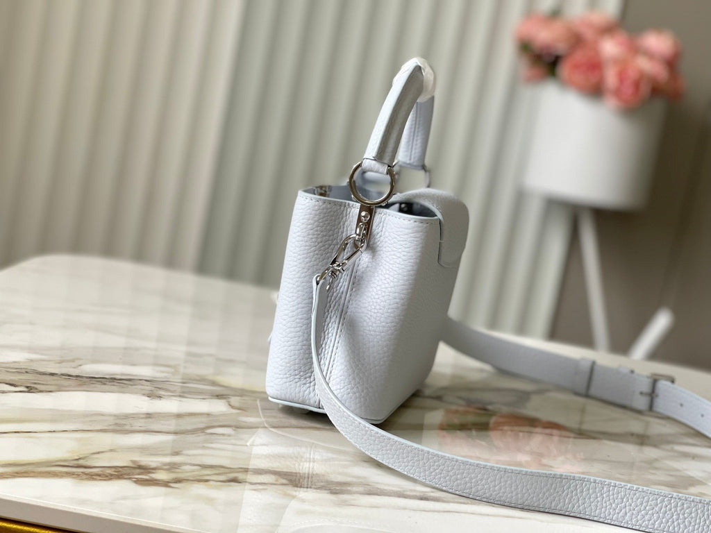 CAPUCINES MINI 21 EN GRIS CHROME QUINCAILLERIE ARGENT TAURILLON