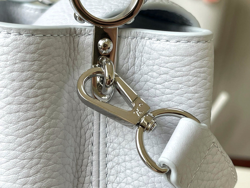 CAPUCINES MINI 21 EN GRIS CHROME QUINCAILLERIE ARGENT TAURILLON