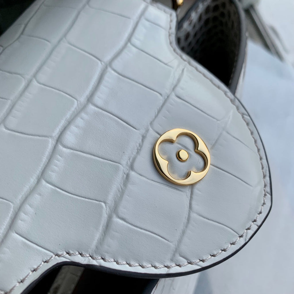 CAPUCINES BB 27 BLANC GRIS TAURILLON QUINCAILLERIE OR