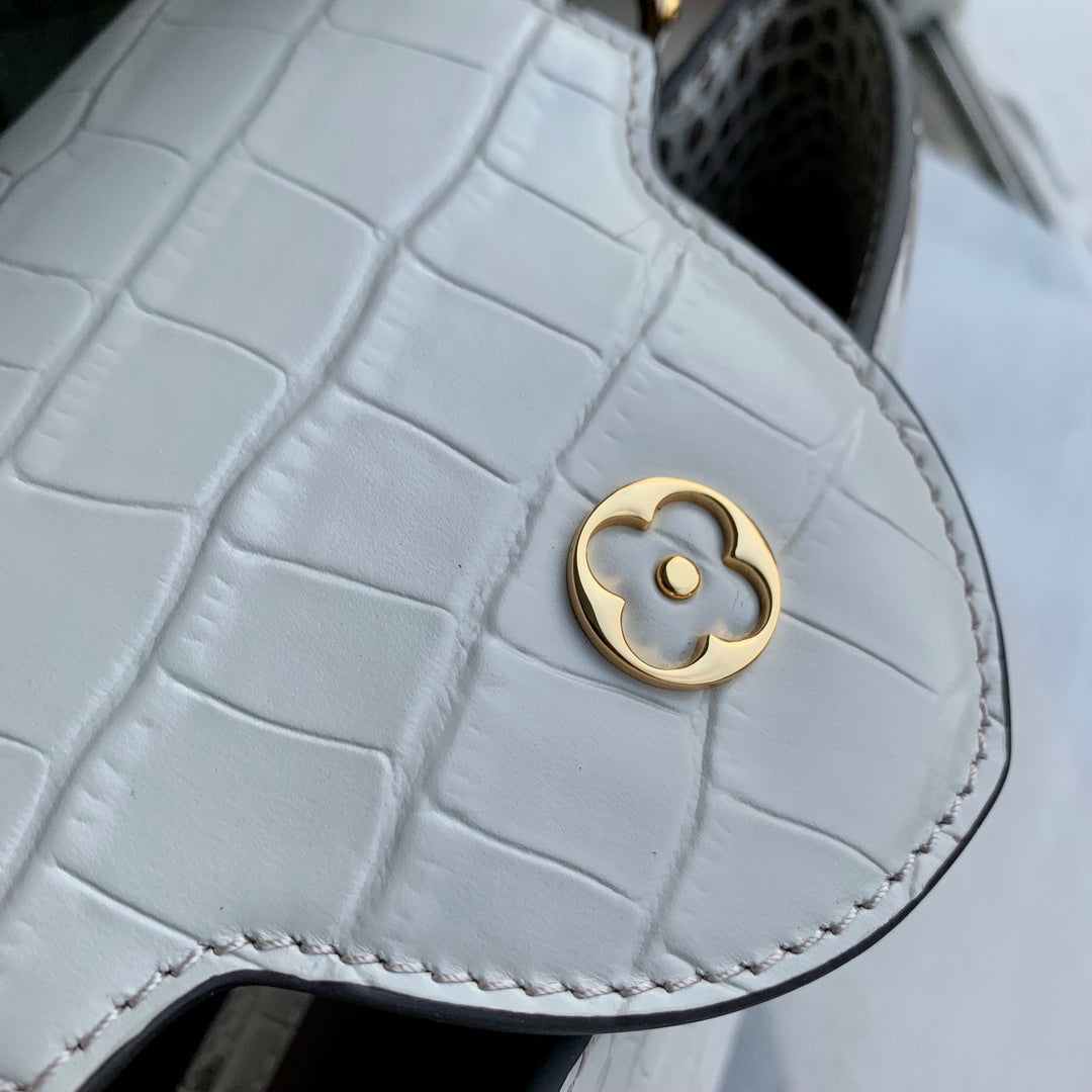 CAPUCINES BB 27 BLANC GRIS TAURILLON QUINCAILLERIE OR