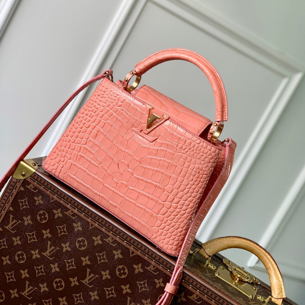 CAPUCINES BB 27 ROSE ORANGE TAURILLON QUINCAILLERIE OR