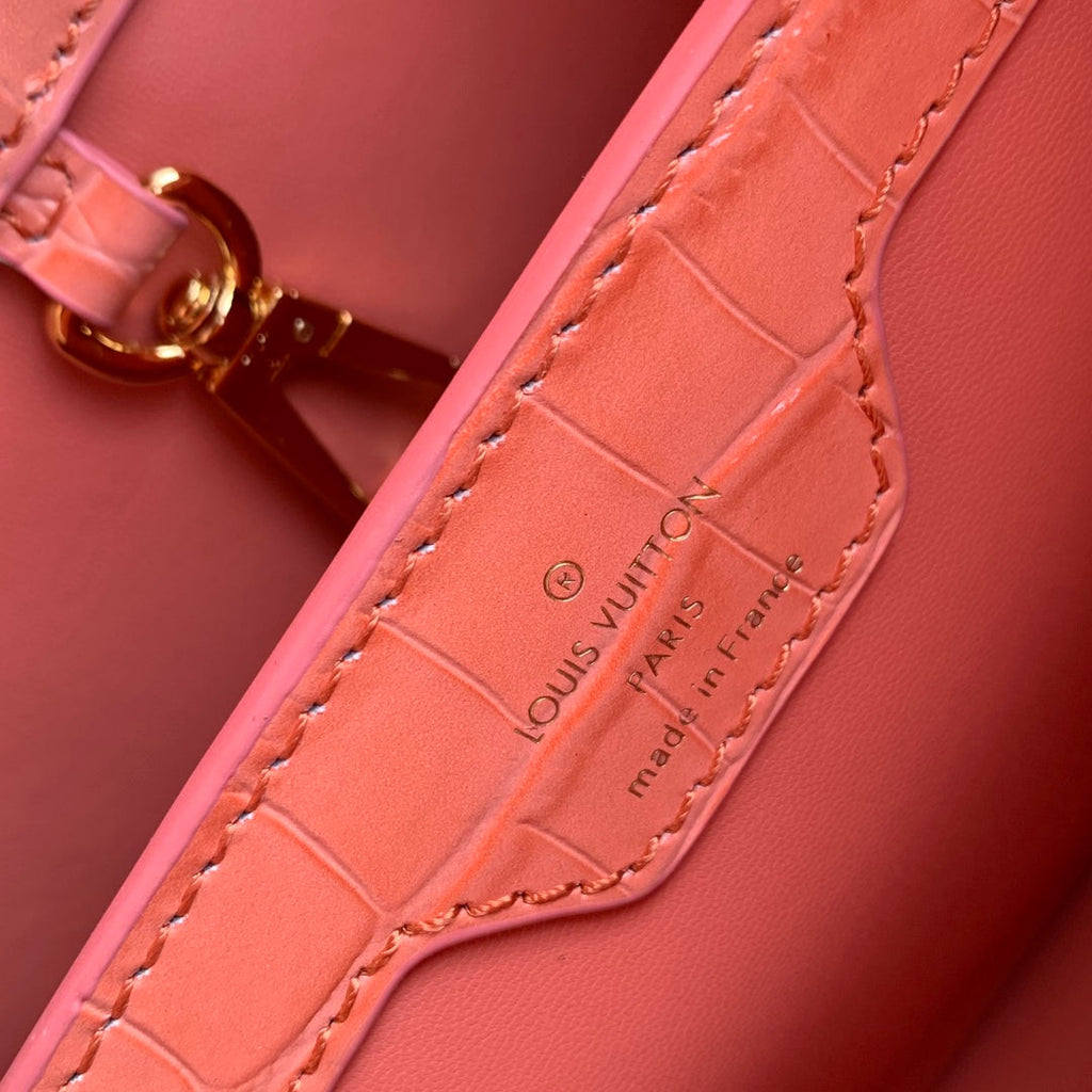 CAPUCINES BB 27 ROSE ORANGE TAURILLON QUINCAILLERIE OR