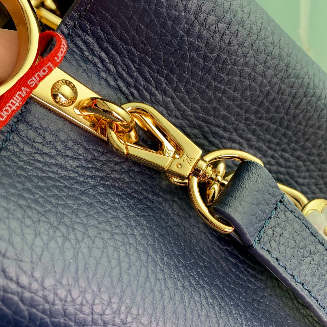 CAPUCINES MINI 21 BLEU FONCÉ TAURILLON QUINCAILLERIE OR