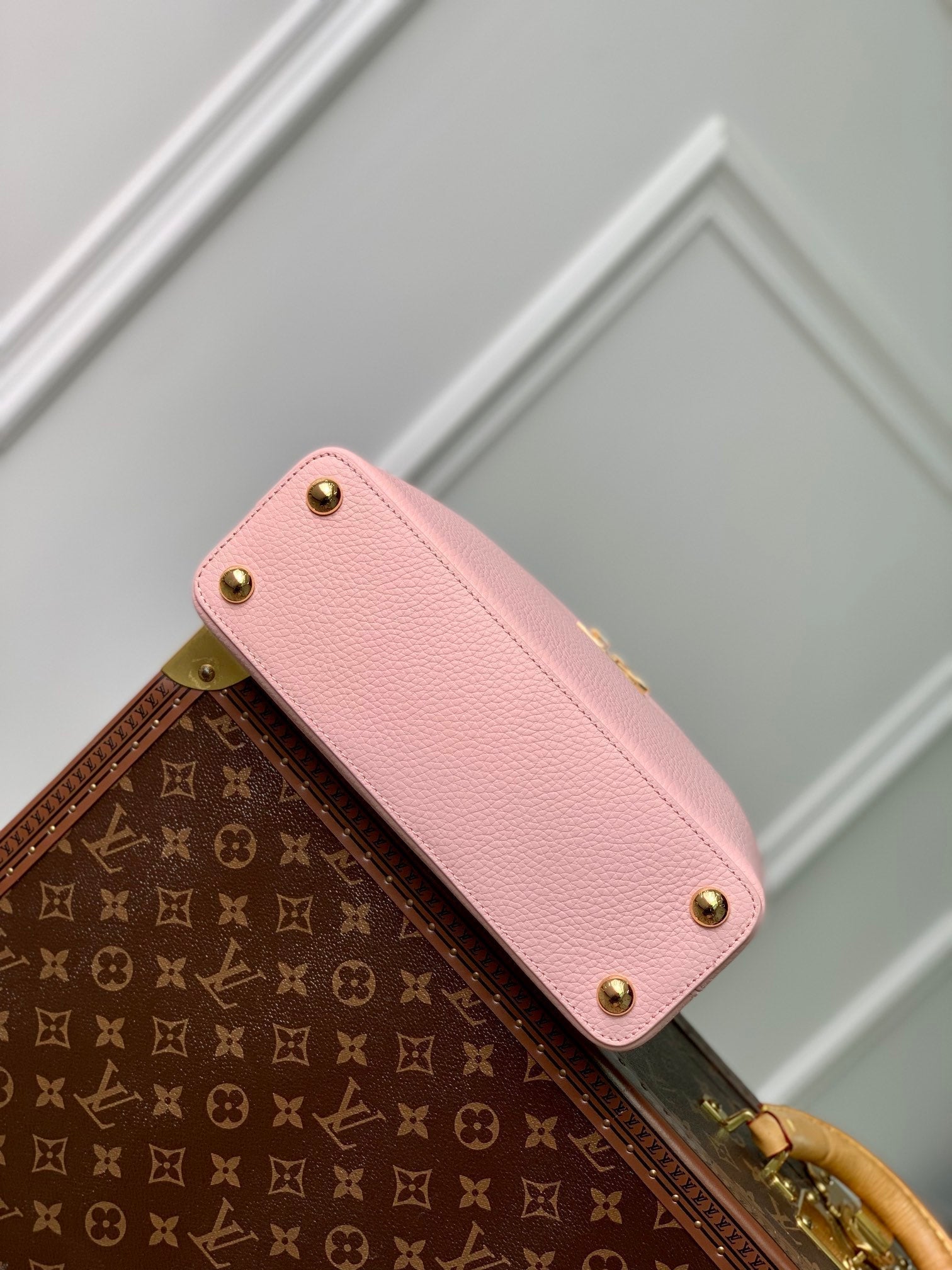 CAPUCINES BB 27 ROSE TAURILLON TURQUOISE NACRE QUINCAILLERIE OR