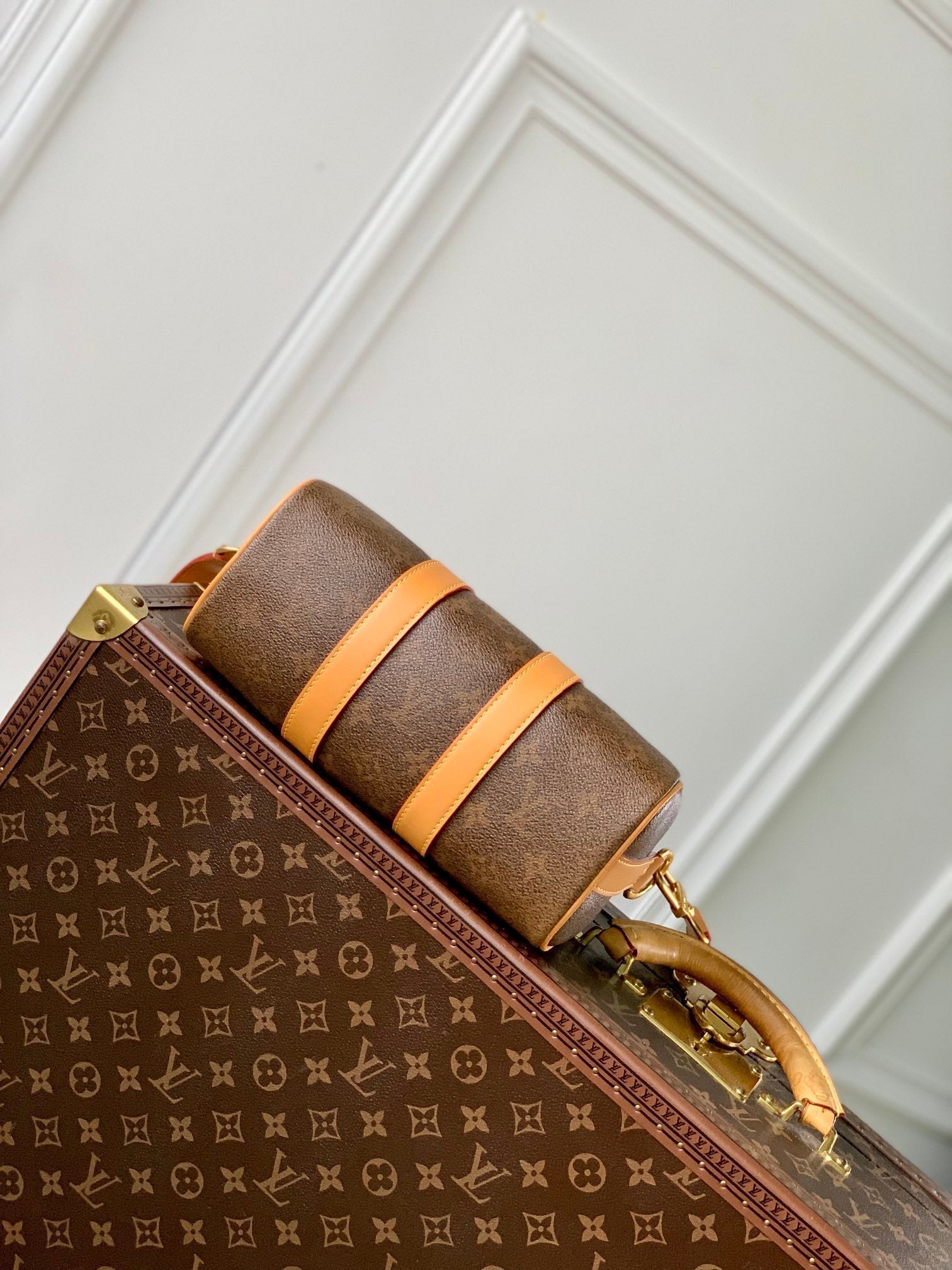 LV KEEPALL BANDOULIÈRE 25 MONOGRAMME MARRON