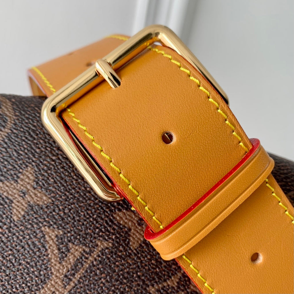 SAC BANANE LV RUSH MONOGRAMME MARRON