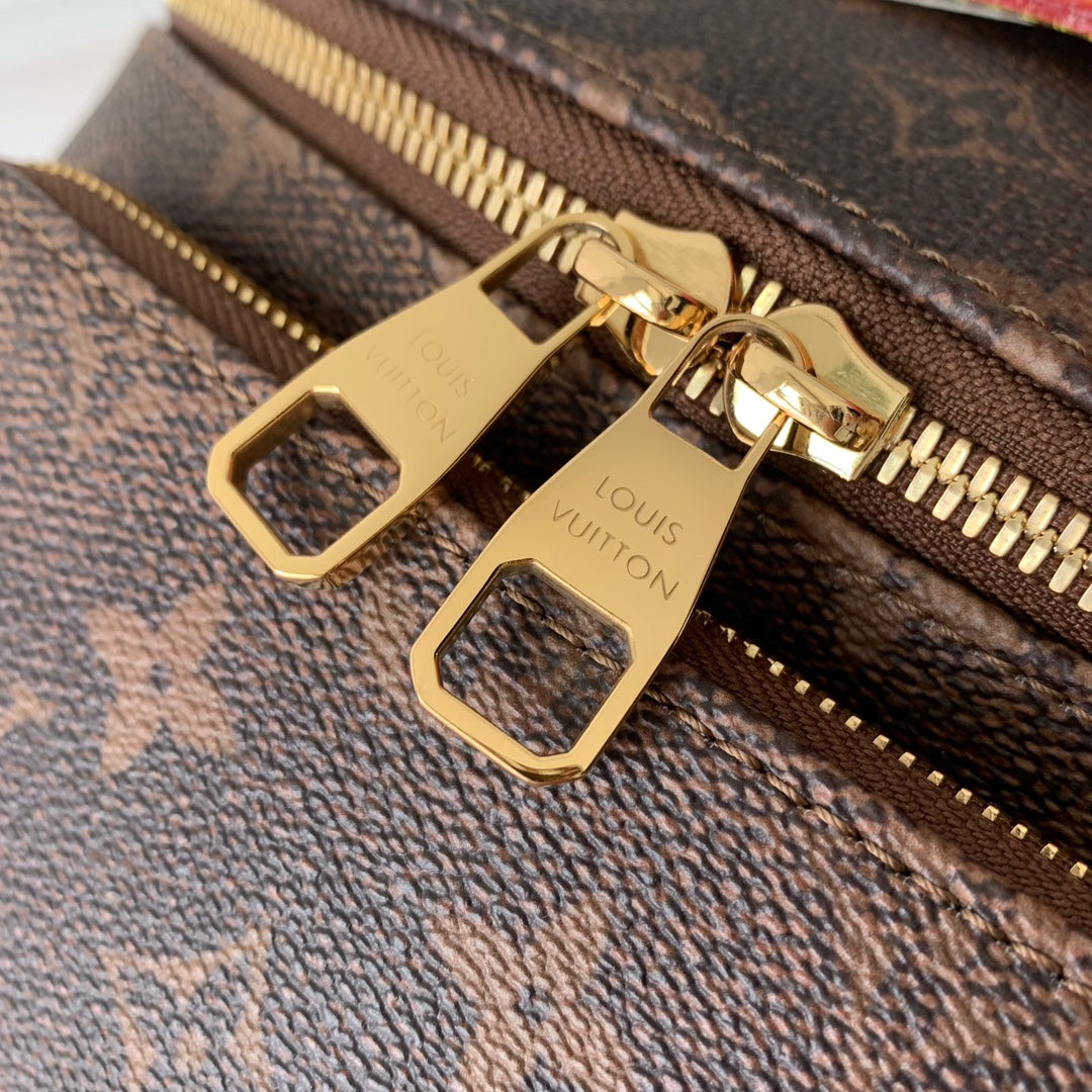 SAC BANANE LV RUSH MONOGRAMME MARRON
