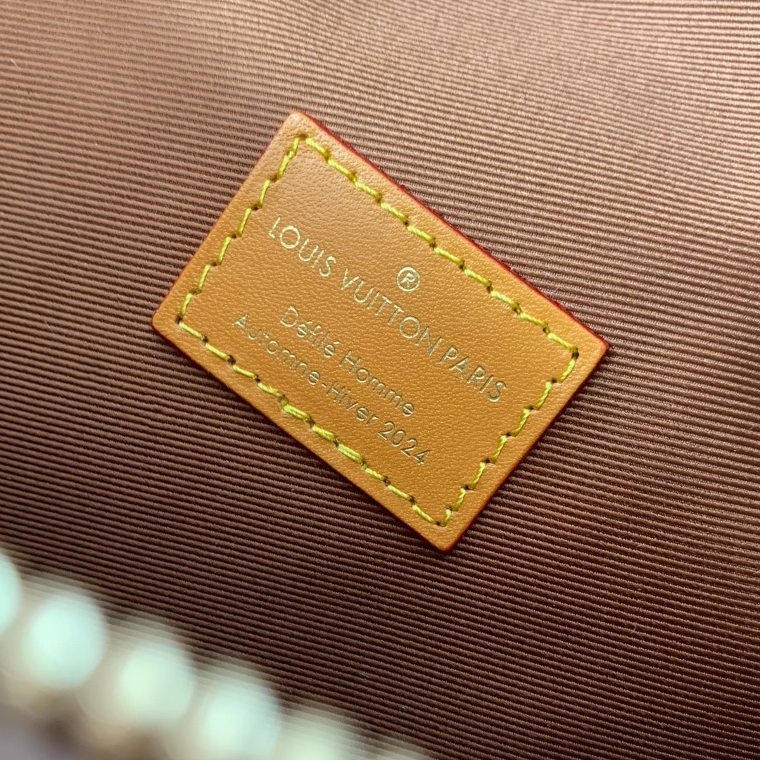 SAC BANANE LV RUSH MONOGRAMME MARRON
