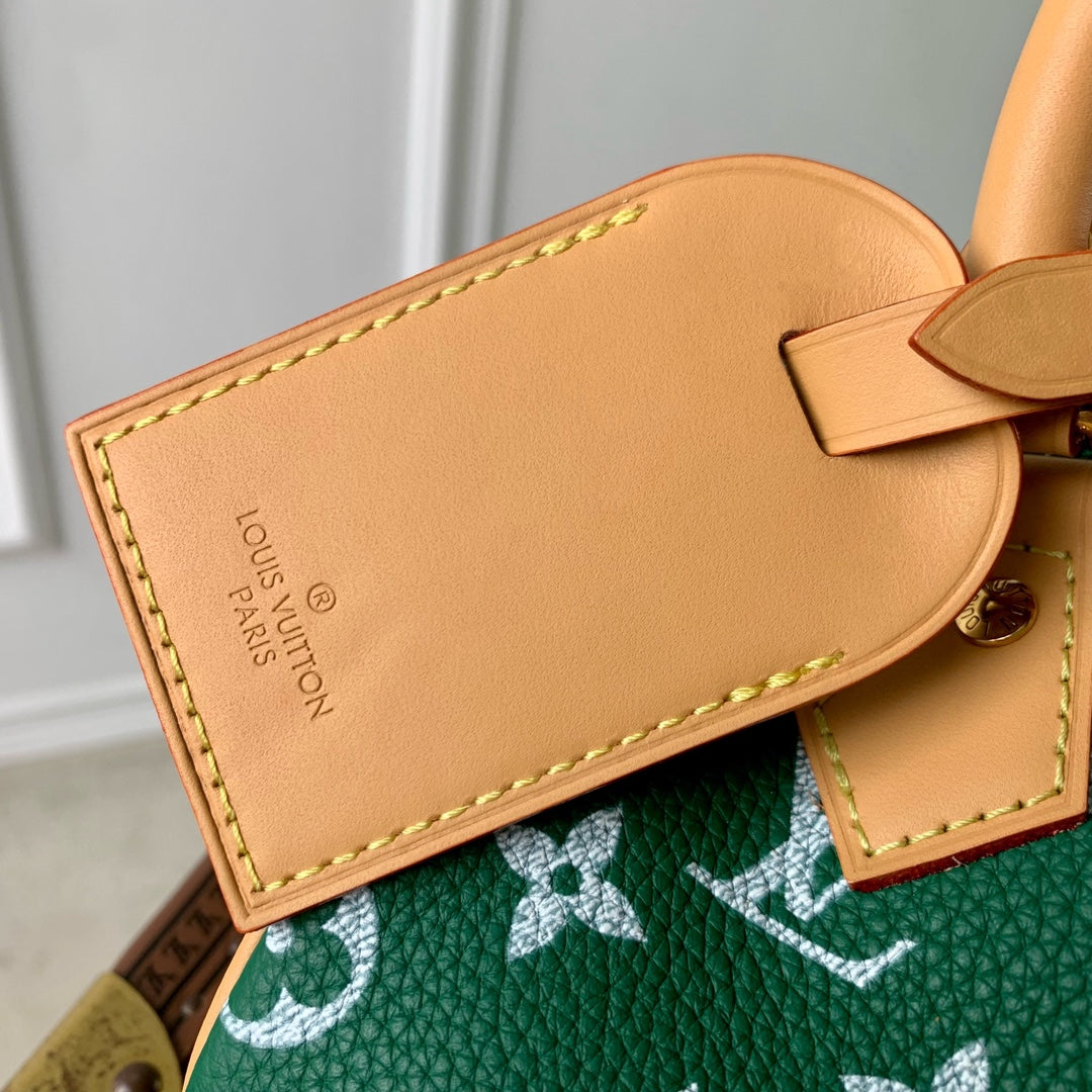 SPEEDY P9 BANDOULIÈRE 18CM CUIR DE VEAU VERT
