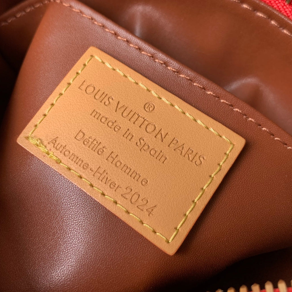 SPEEDY P9 BANDOULIÈRE 18CM CUIR DE VEAU ROUGE