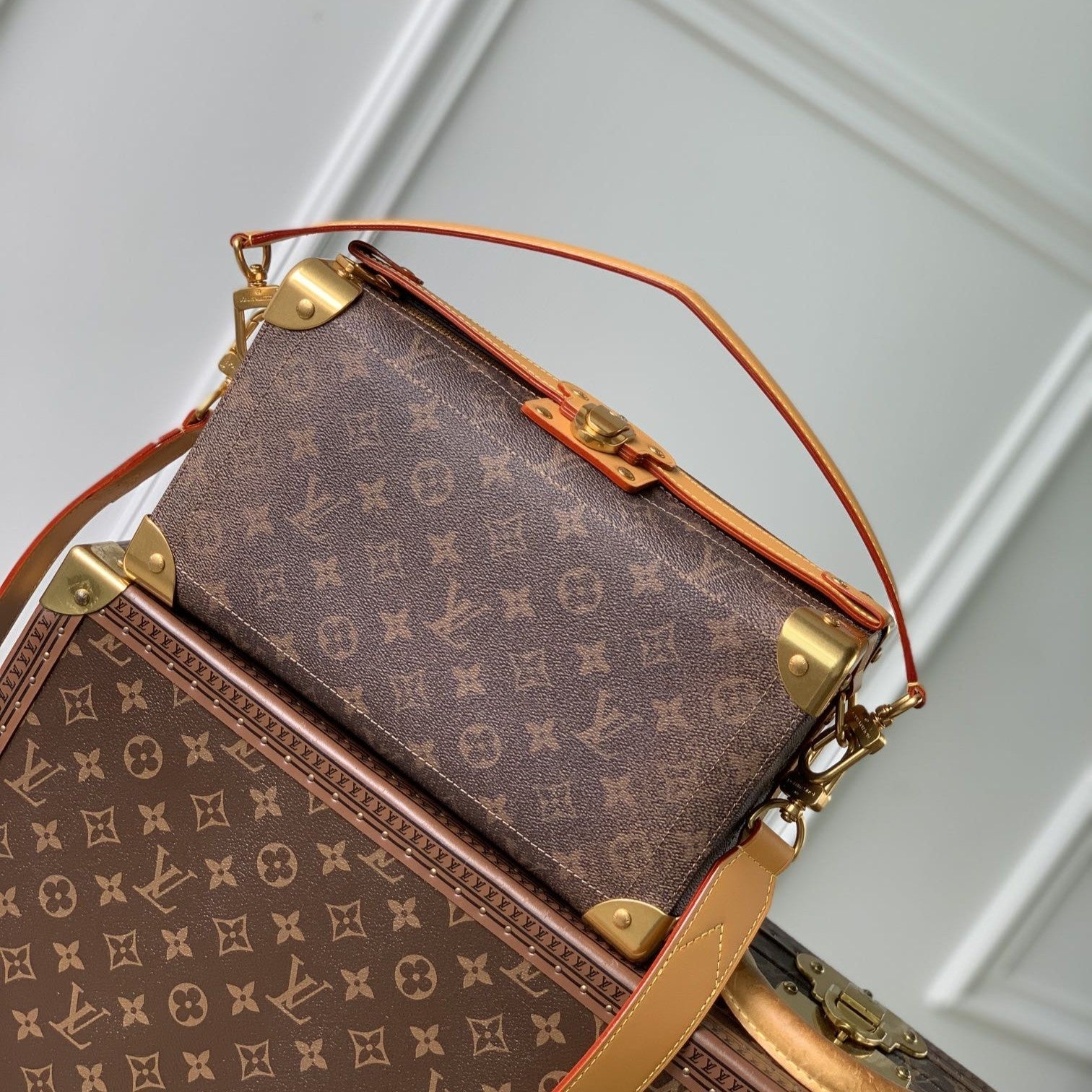 Malle Louis Vuitton Soul East West 29 Marron Monogrammé
