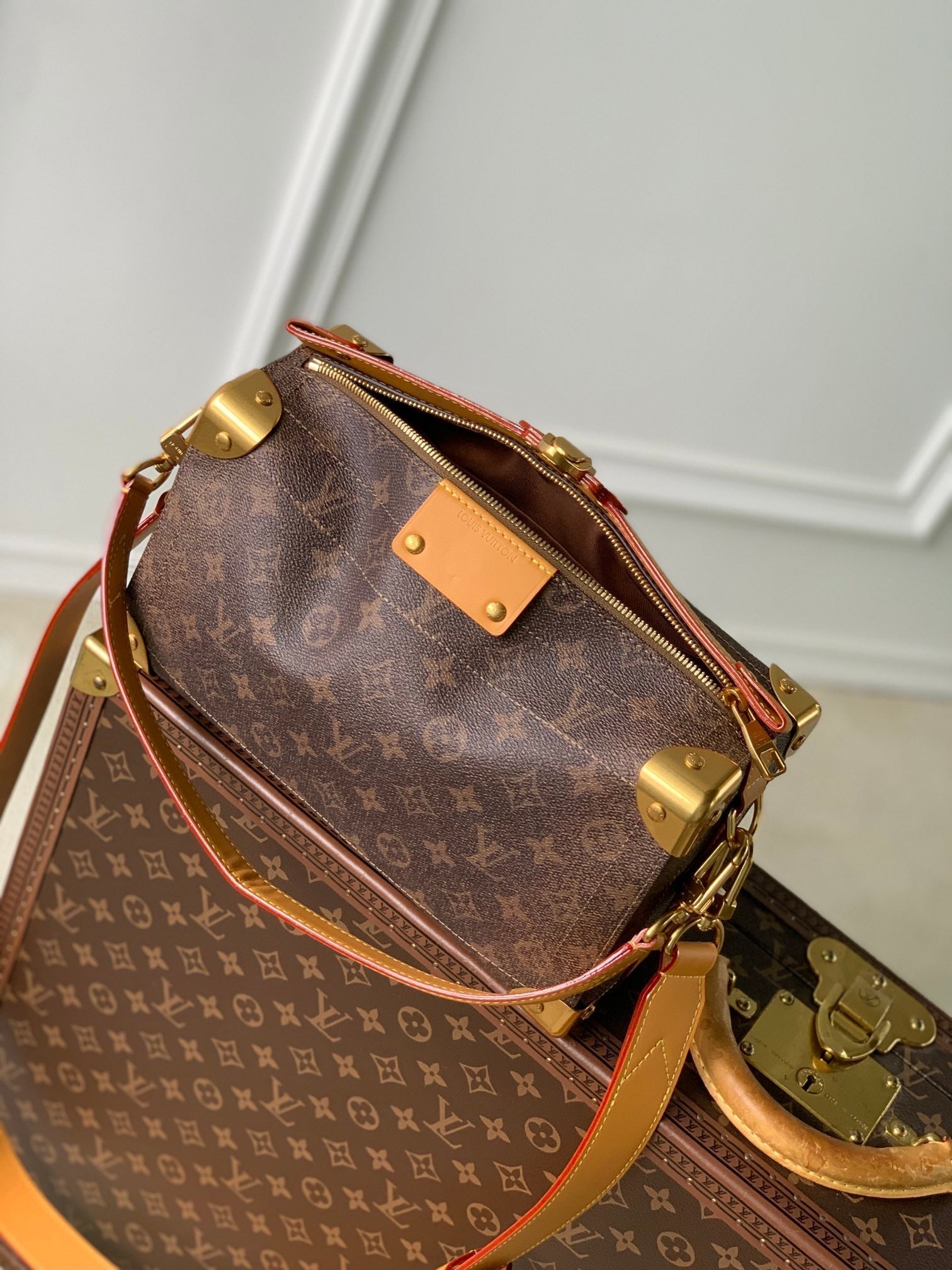 Malle Louis Vuitton Soul East West 29 Marron Monogrammé