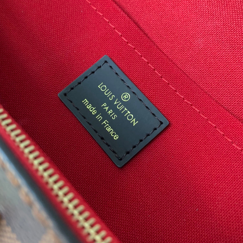 CLUNY BB 20 EN TOILE DAMIER EBENE MARRON