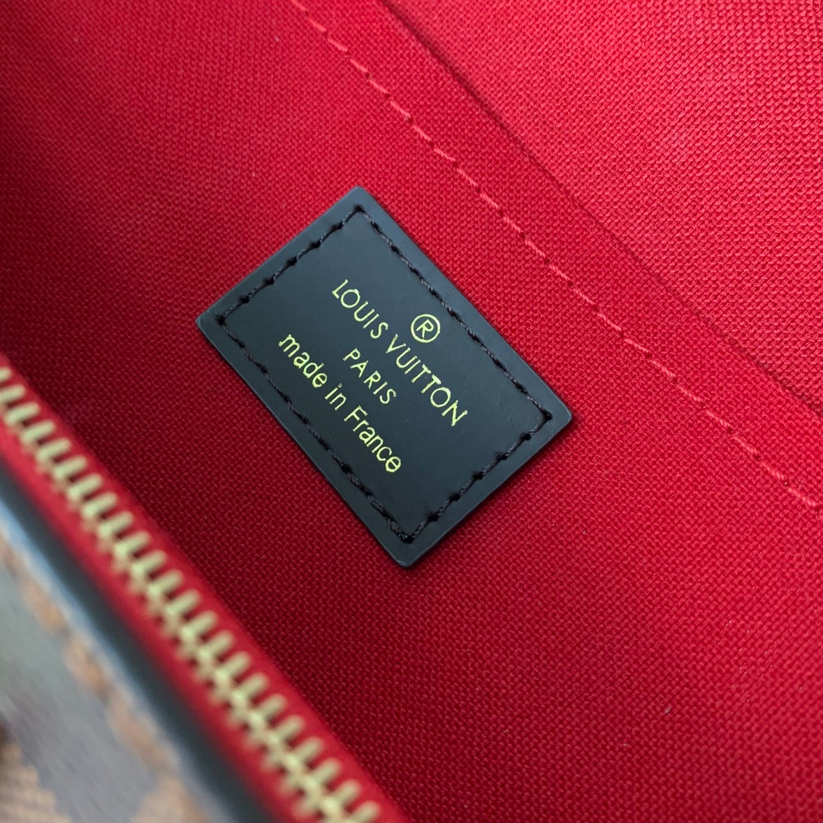CLUNY BB 20 EN TOILE DAMIER EBENE MARRON