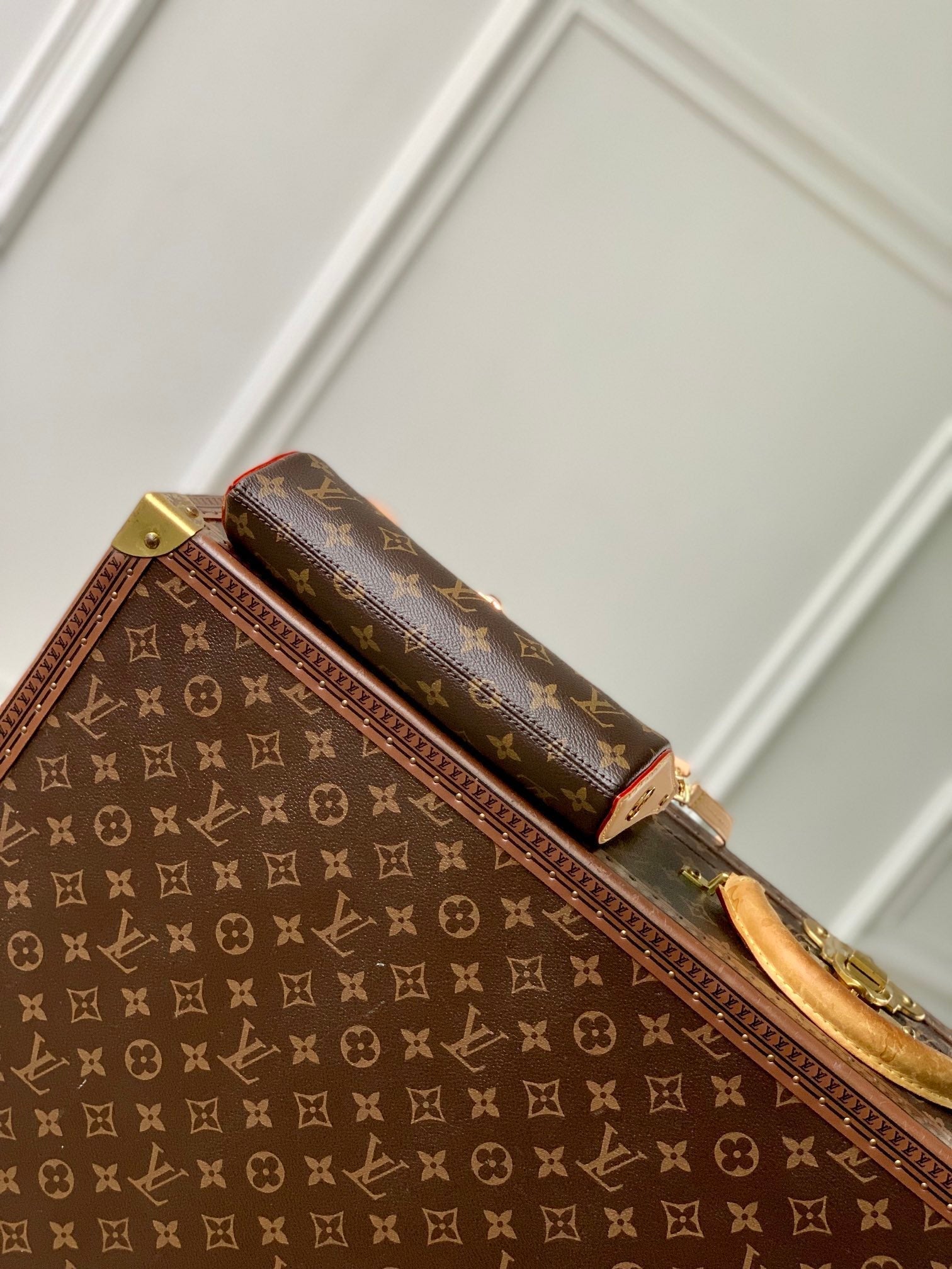 LV POCHETTE TIRETTE 22 MARRON MONOGRAMME