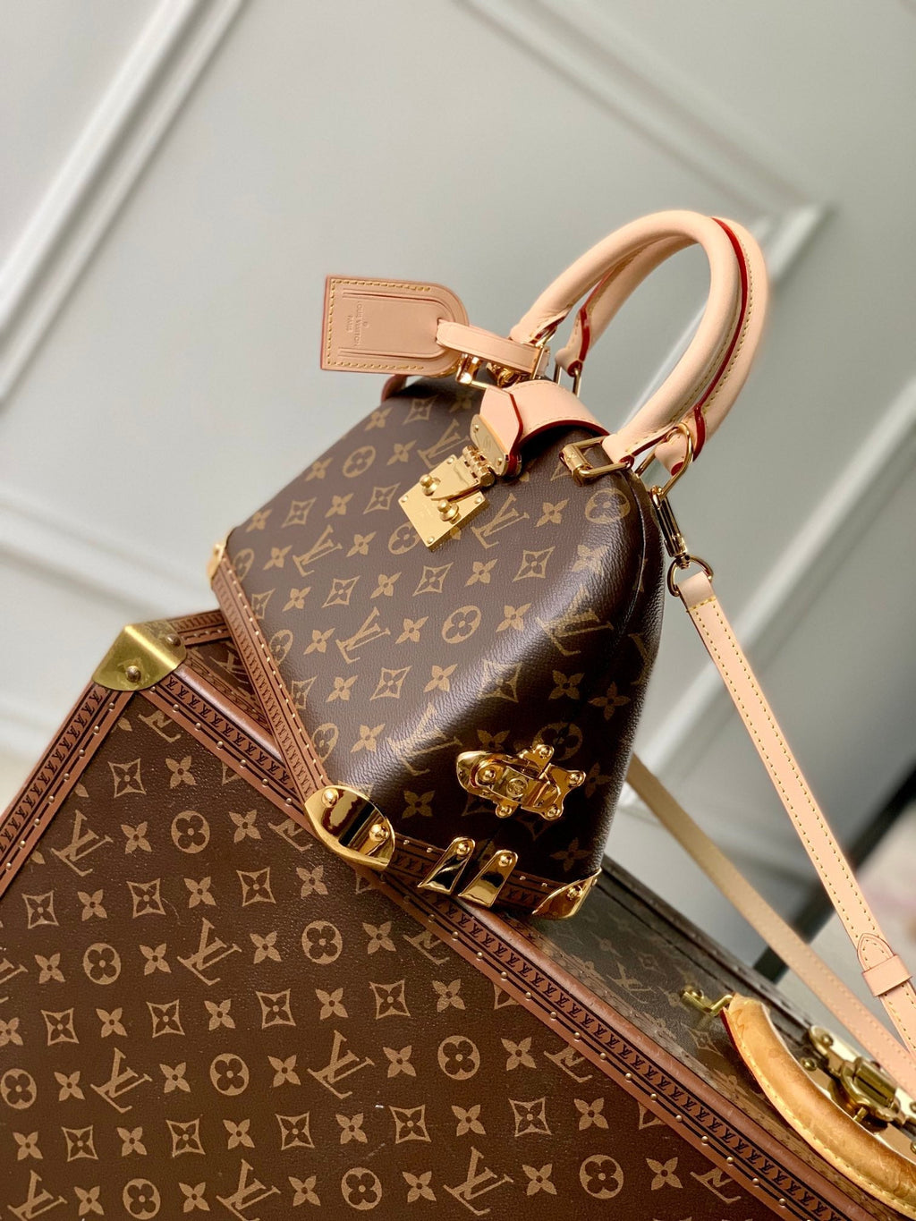 Malle LV Alma 26 Marron Monogrammé