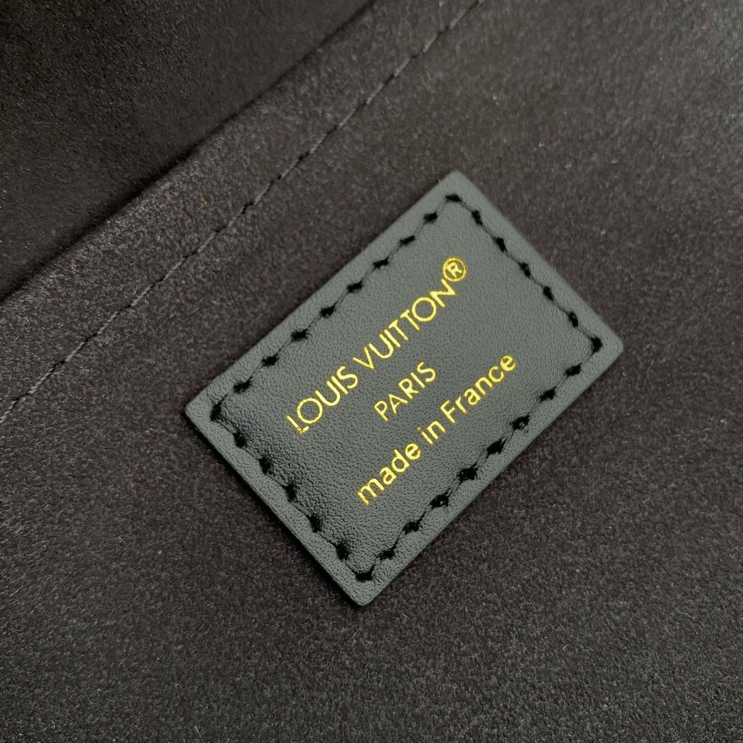 LV SPEEDY TRUNK 20 BLACK BROWN MONOGRAM